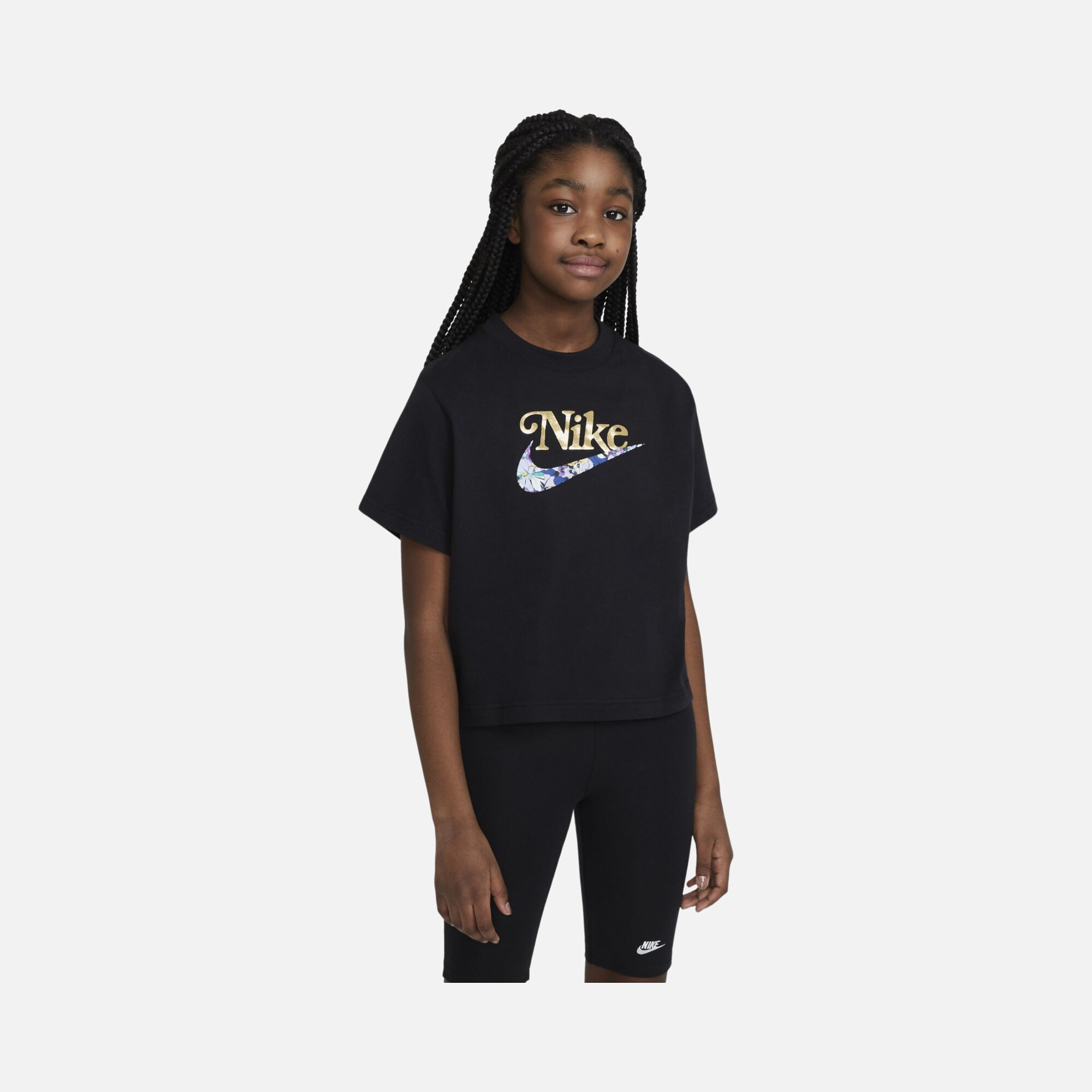 Nike Sportswear Boxy Energy (Girls') Short-Sleeve Çocuk Tişört