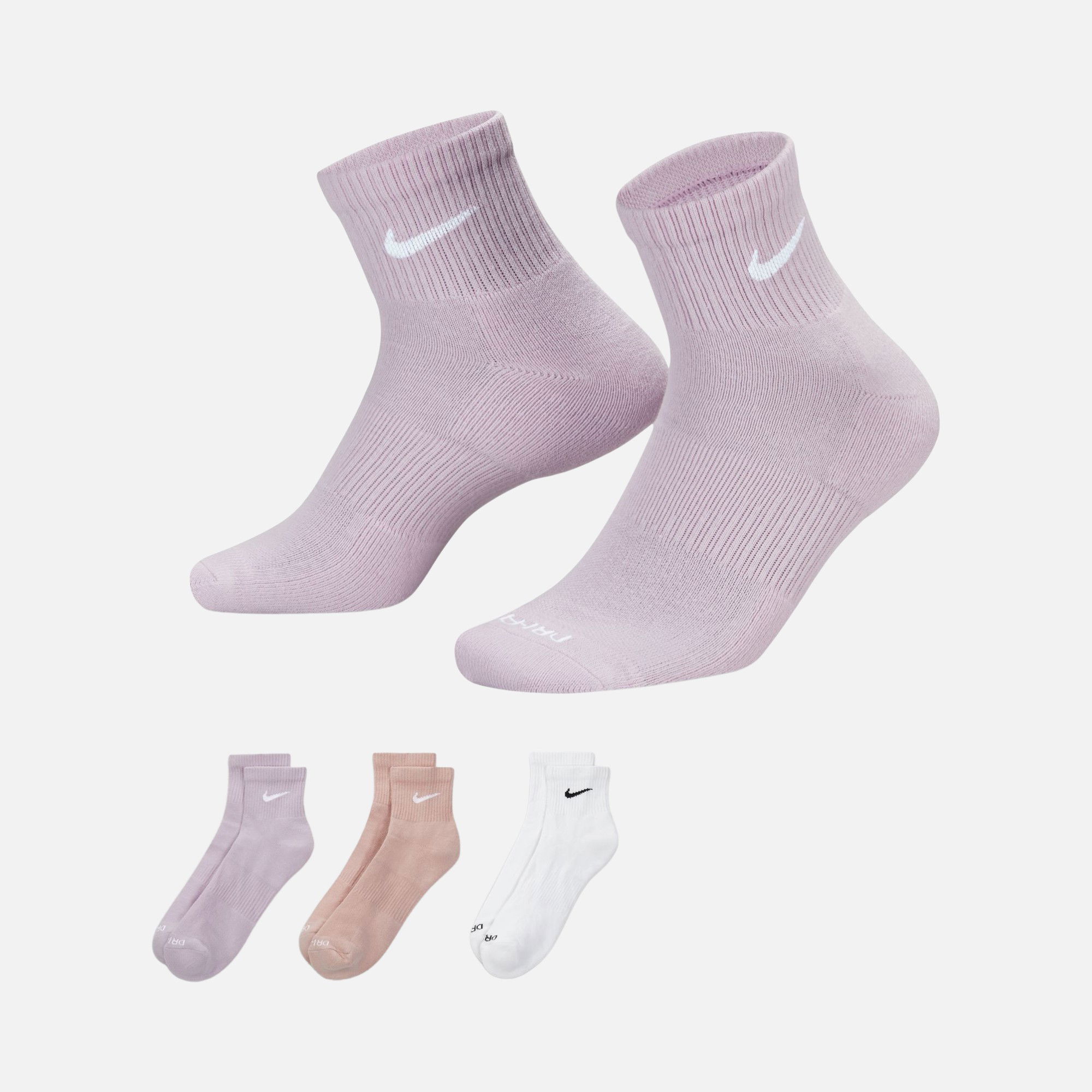 Nike Everyday Plus Cushioned Training Ankle (3 Pairs) Unisex Çorap