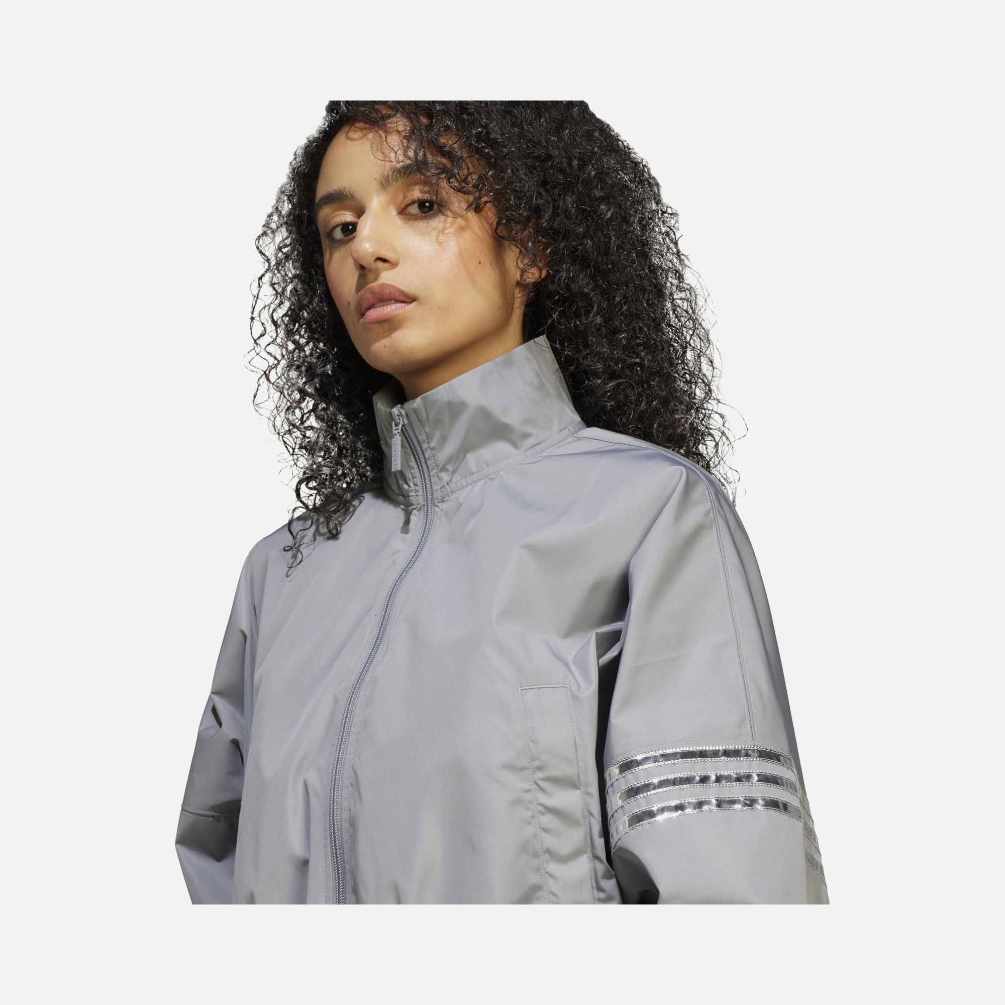 adidas Originals Neuclassics Naylon Windbreaker Woven Fabric Loose Cut Full-Zip Kadın Ceket