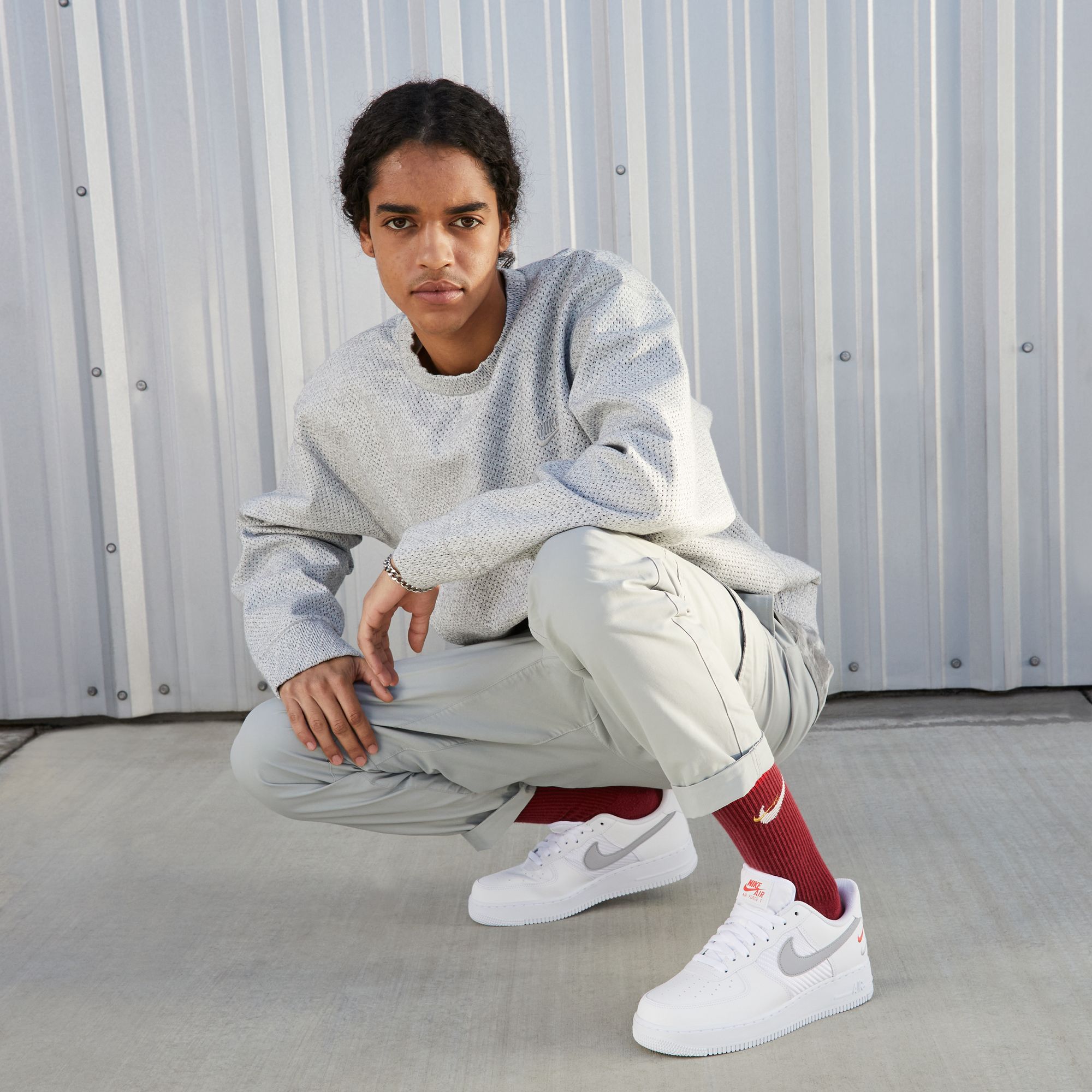 Nike Air Force 1 '07 ''Triple Swoosh'' Erkek Spor Ayakkabı