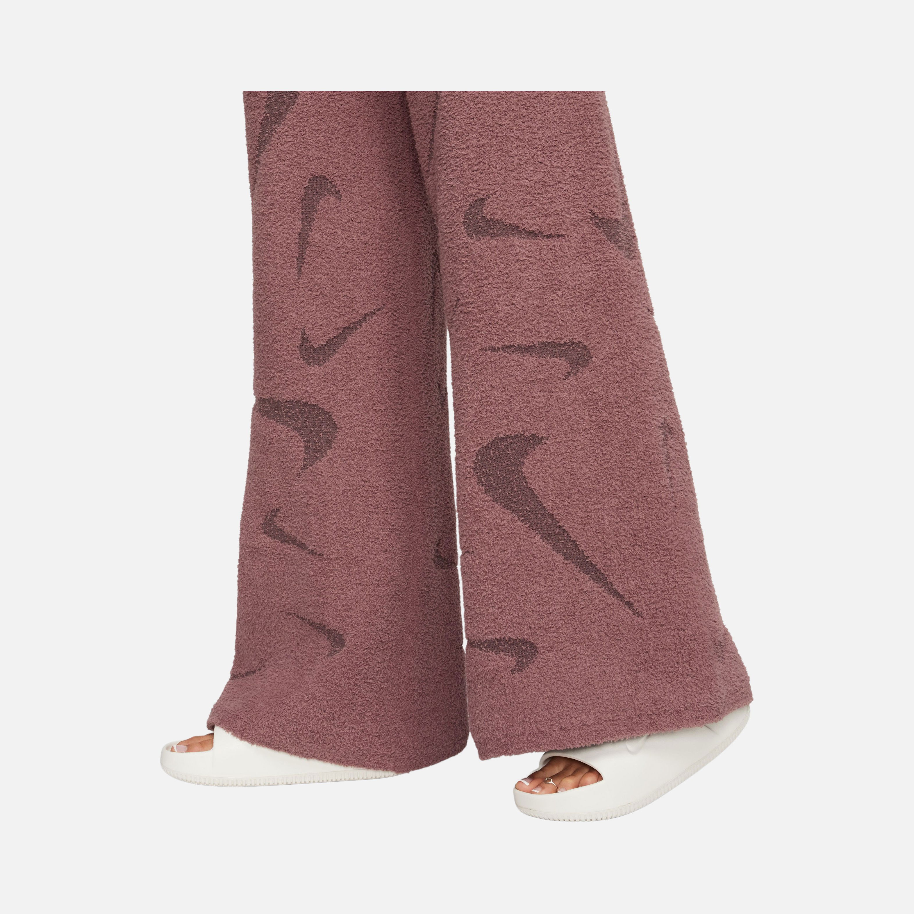 Nike Sportswear Phoenix Cozy Boucle High-Waisted Wide-Leg Knit Kadın Pantolon