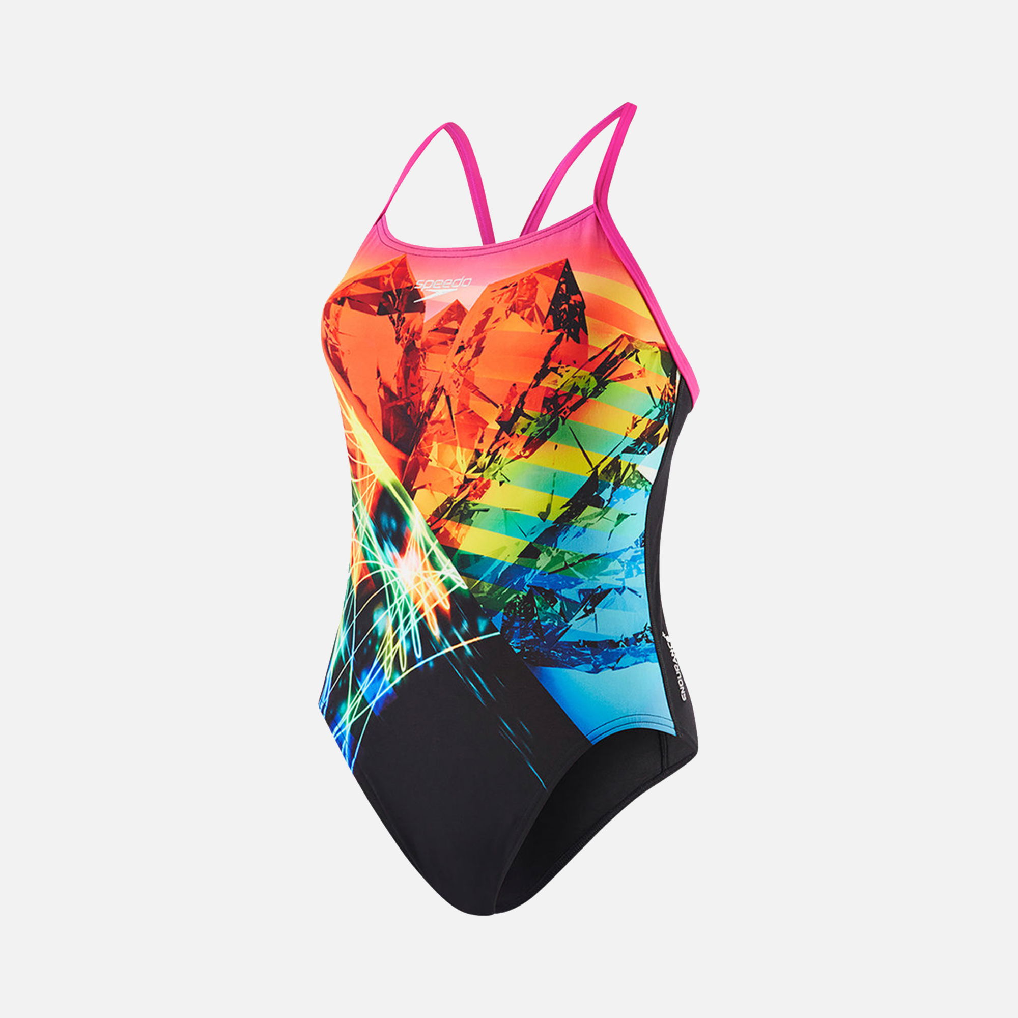 Speedo Prismstorm Placement Digital Rippleback Kadın Yüzücü Mayo