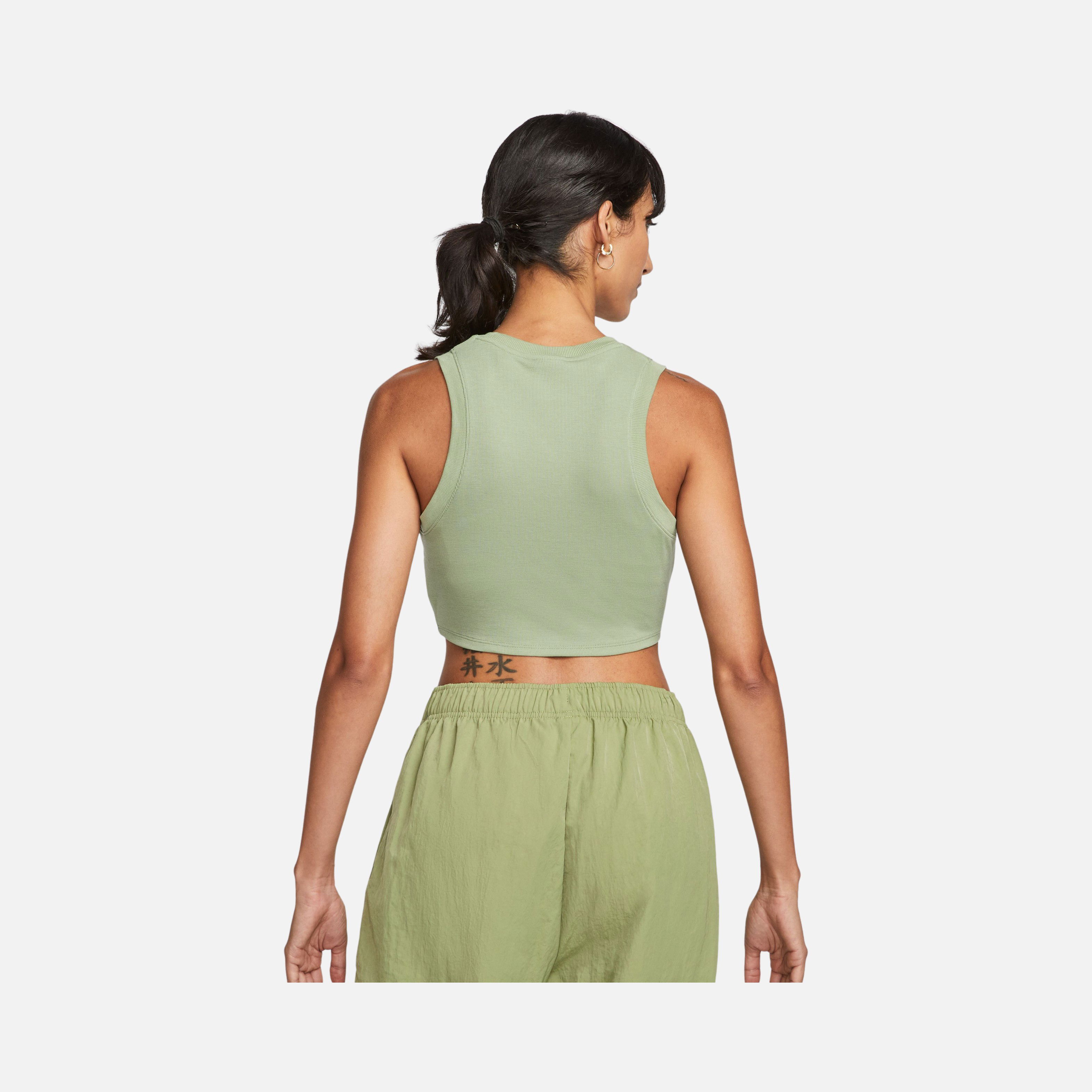 Nike Sportswear Chill Knit Tight Cropped Mini-Rib Kadın Atlet