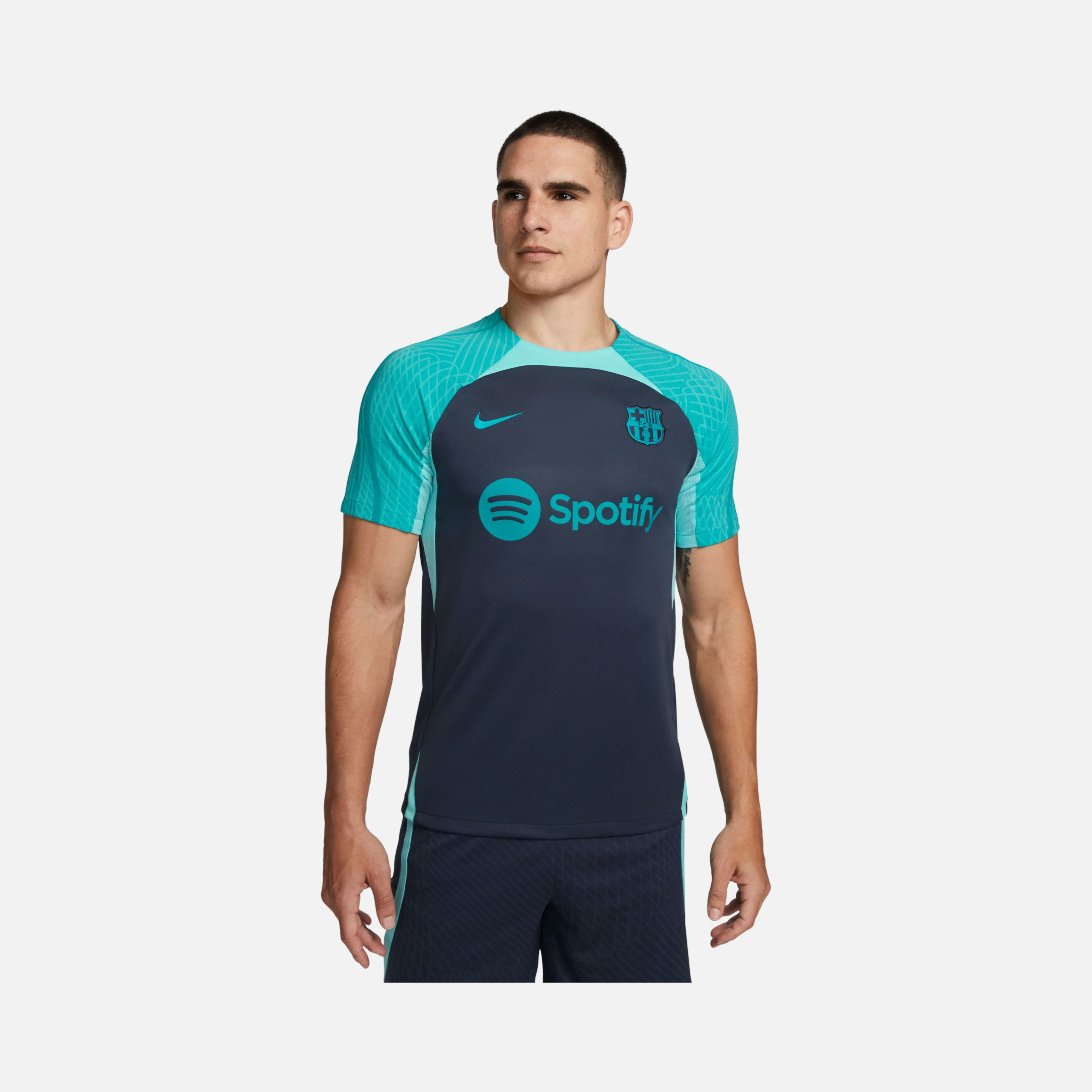Nike FC Barcelona Dri-Fit 2023-2024 Strike Training Short-Sleeve Erkek Tişört