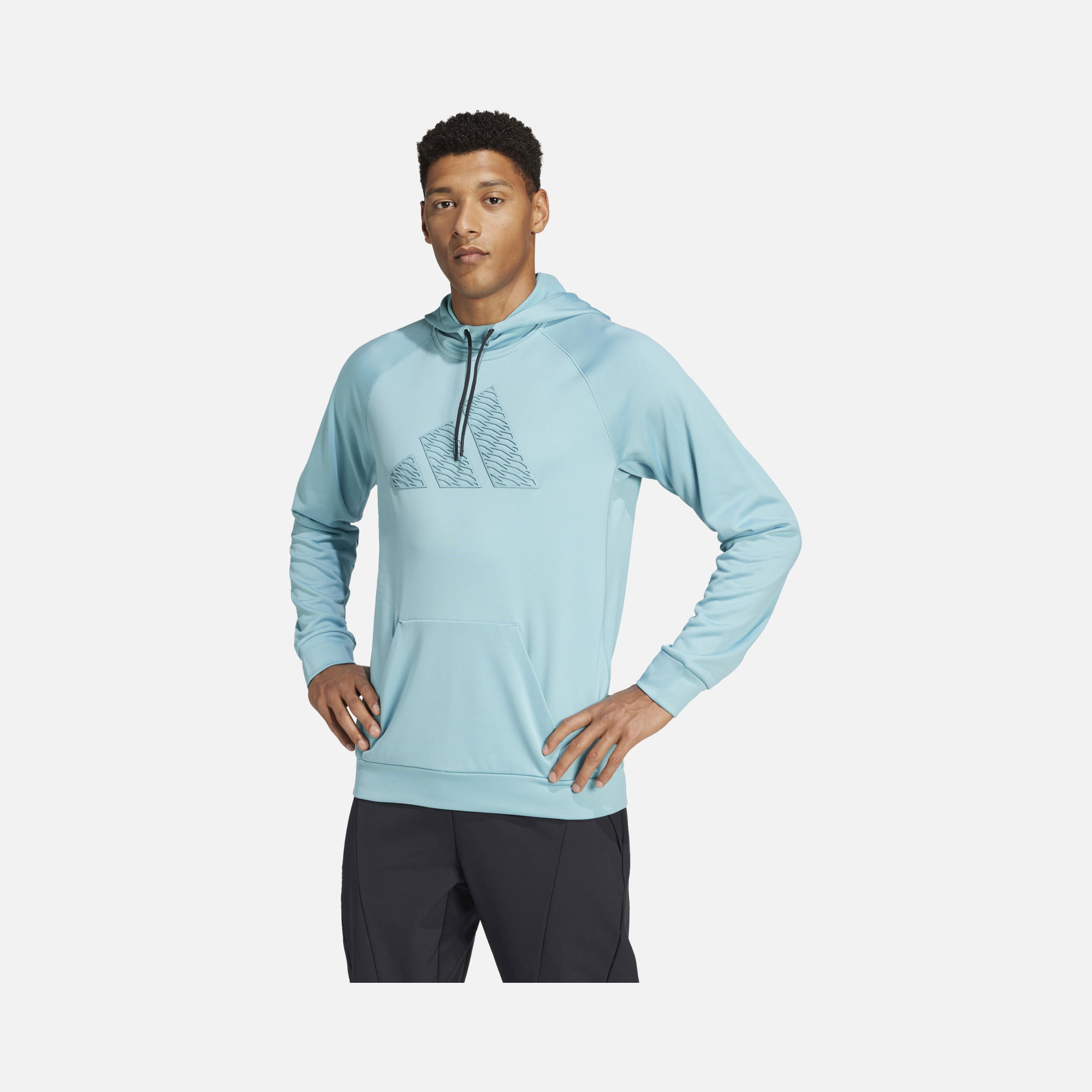 adidas AEROREADY Game & Go BL Training Hoodie Erkek Sweatshirt