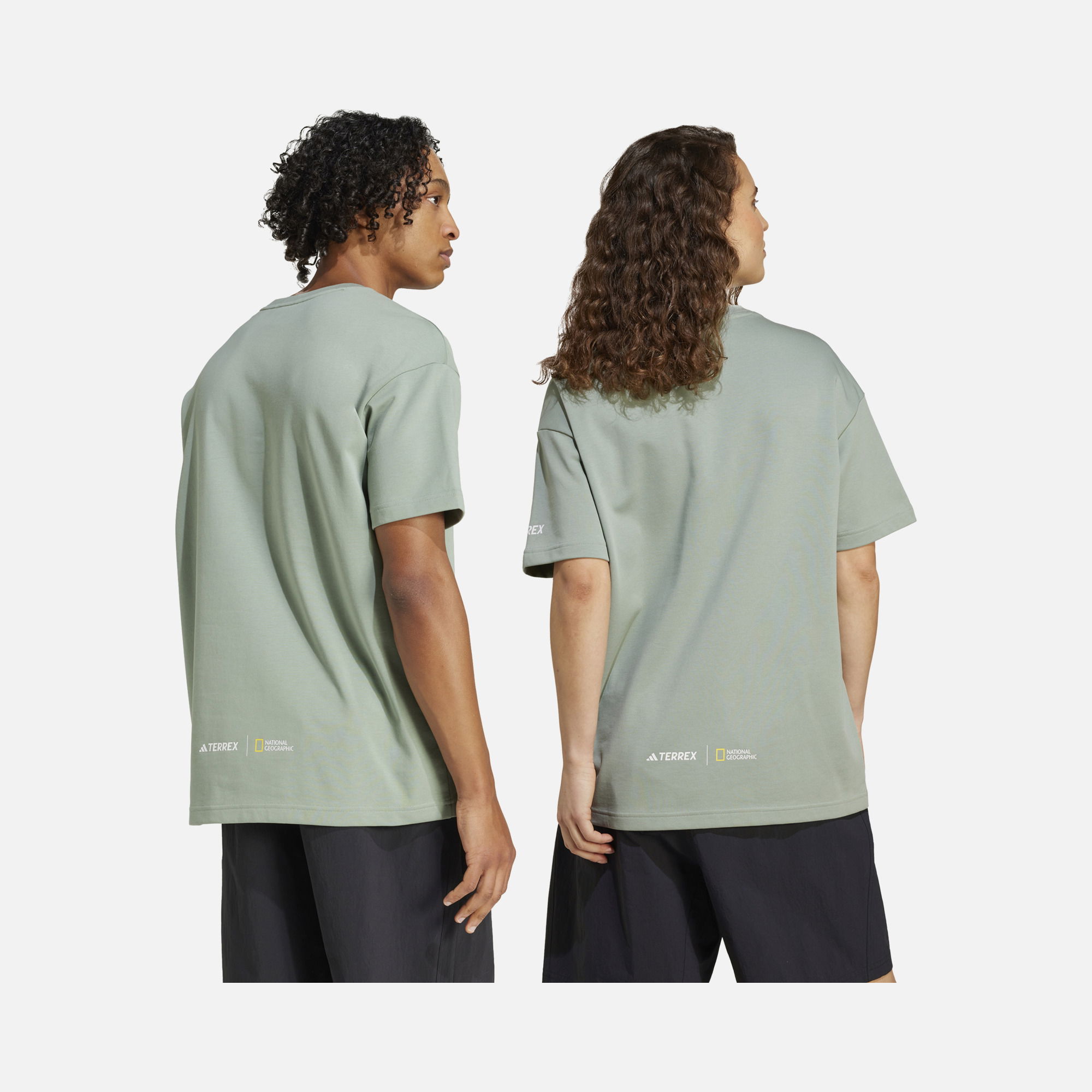 adidas Terrex Look Up From Earth ''National Geographic'' Hiking Short-Sleeve Erkek Tişört