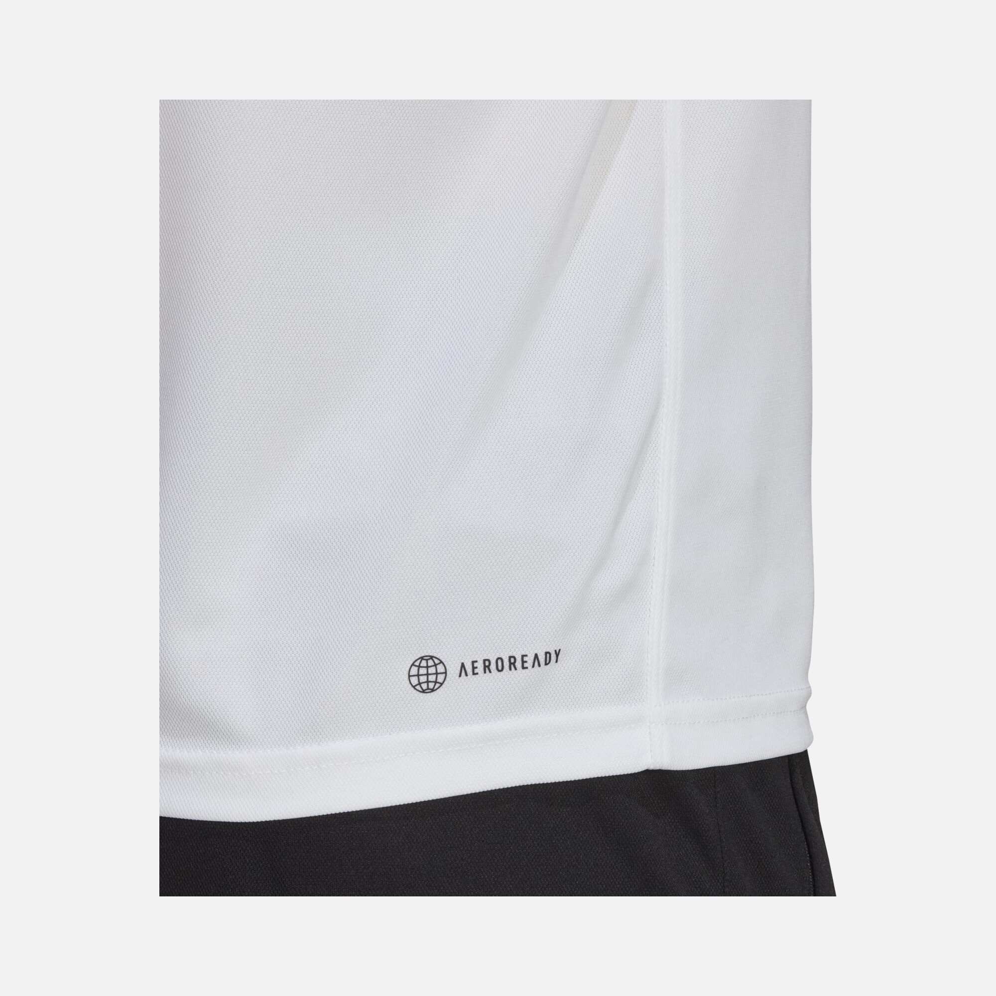 adidas Train Essentials Piqué 3-Stripes Training Polo Short-Sleeve Erkek Tişört