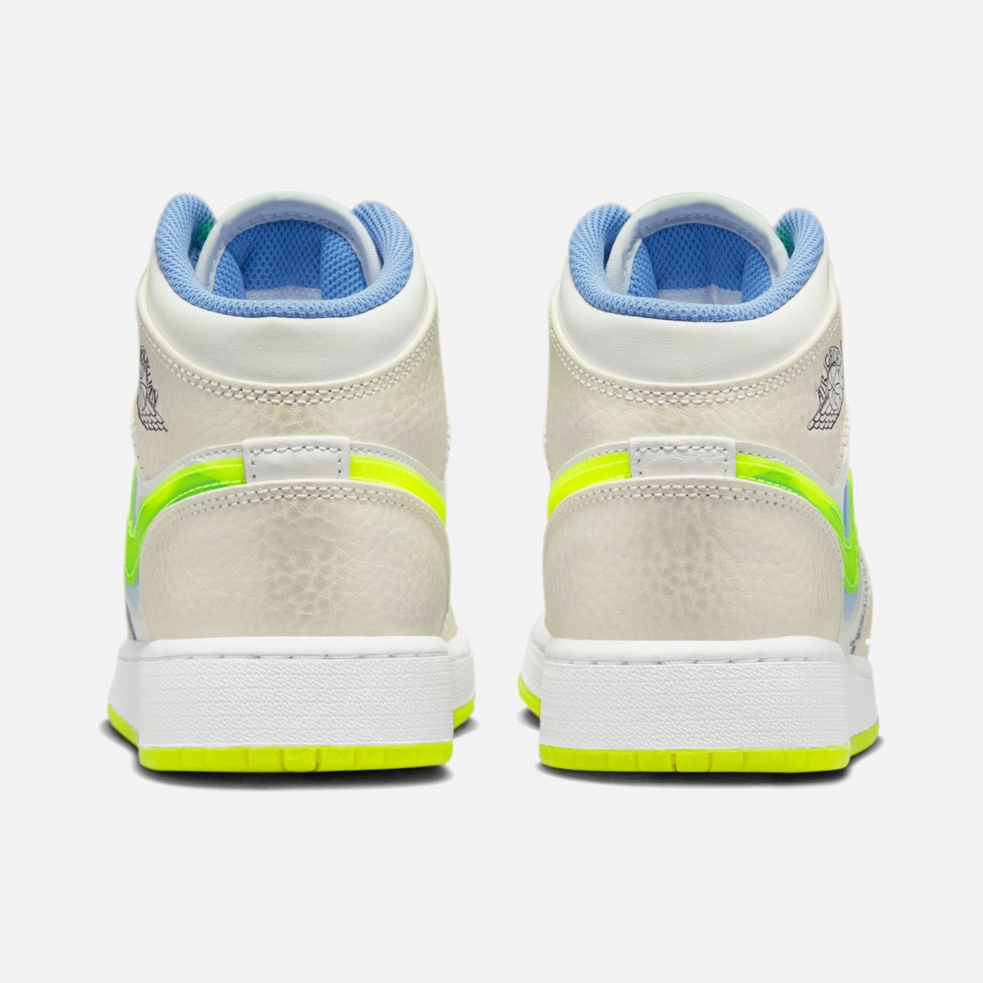 Nike Air Jordan 1 Mid SE "Warped Swoosh" (GS) Spor Ayakkabı