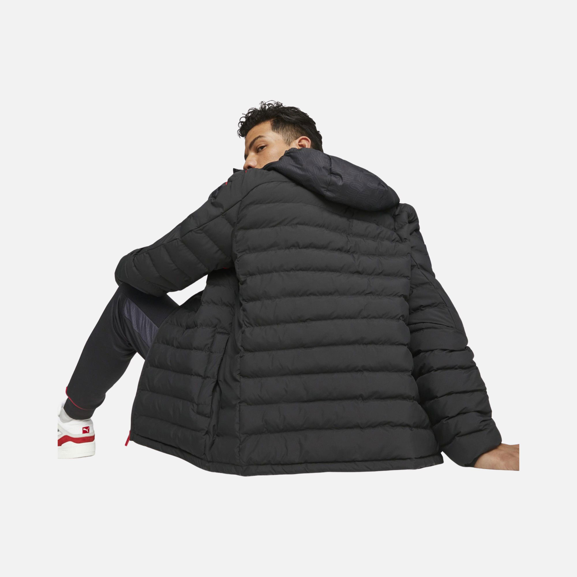 Puma Ferrari Race Mt7 Ecolite Full-Zip Hoodie Erkek Ceket