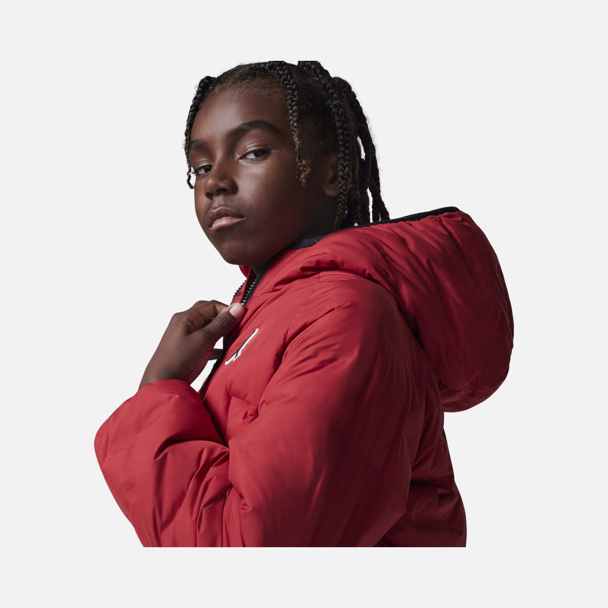 Nike Jordan  Welded Puffer Full-Zip Hoodie Çocuk Mont