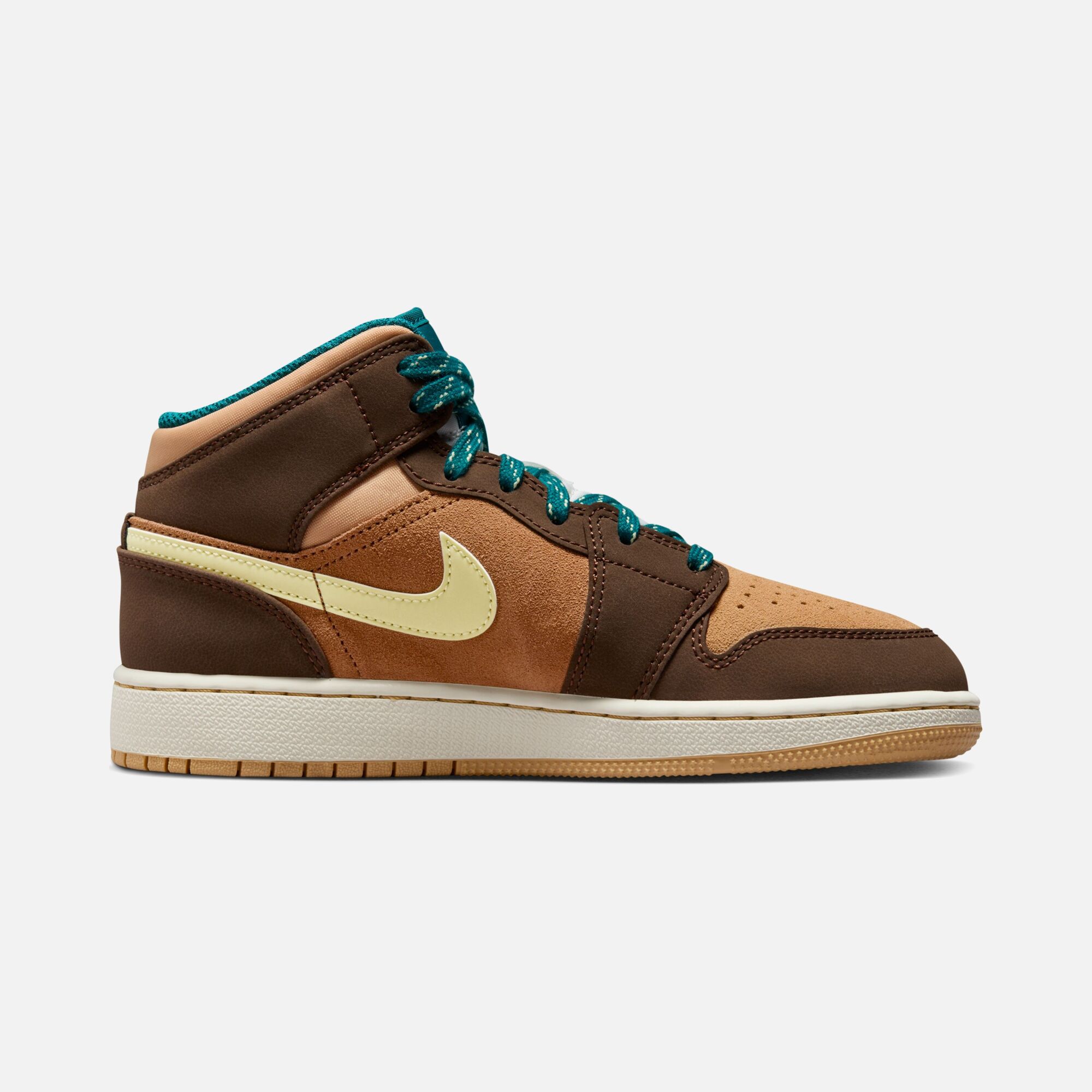 Nike Air Jordan 1 Mid SE ''Suede & Leather Details'' (GS) Spor Ayakkabı