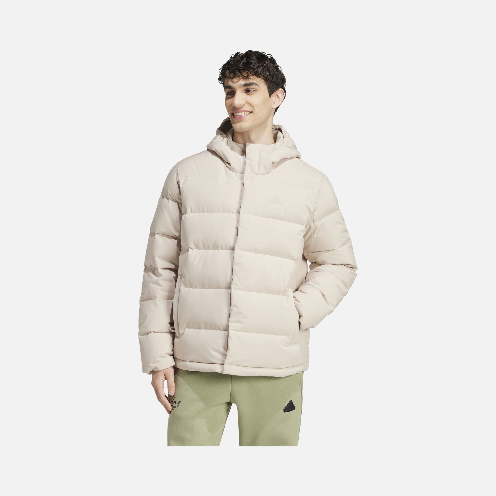 adidas Sportswear Helionic 600 Down Full-Zip Hoodie Erkek Mont