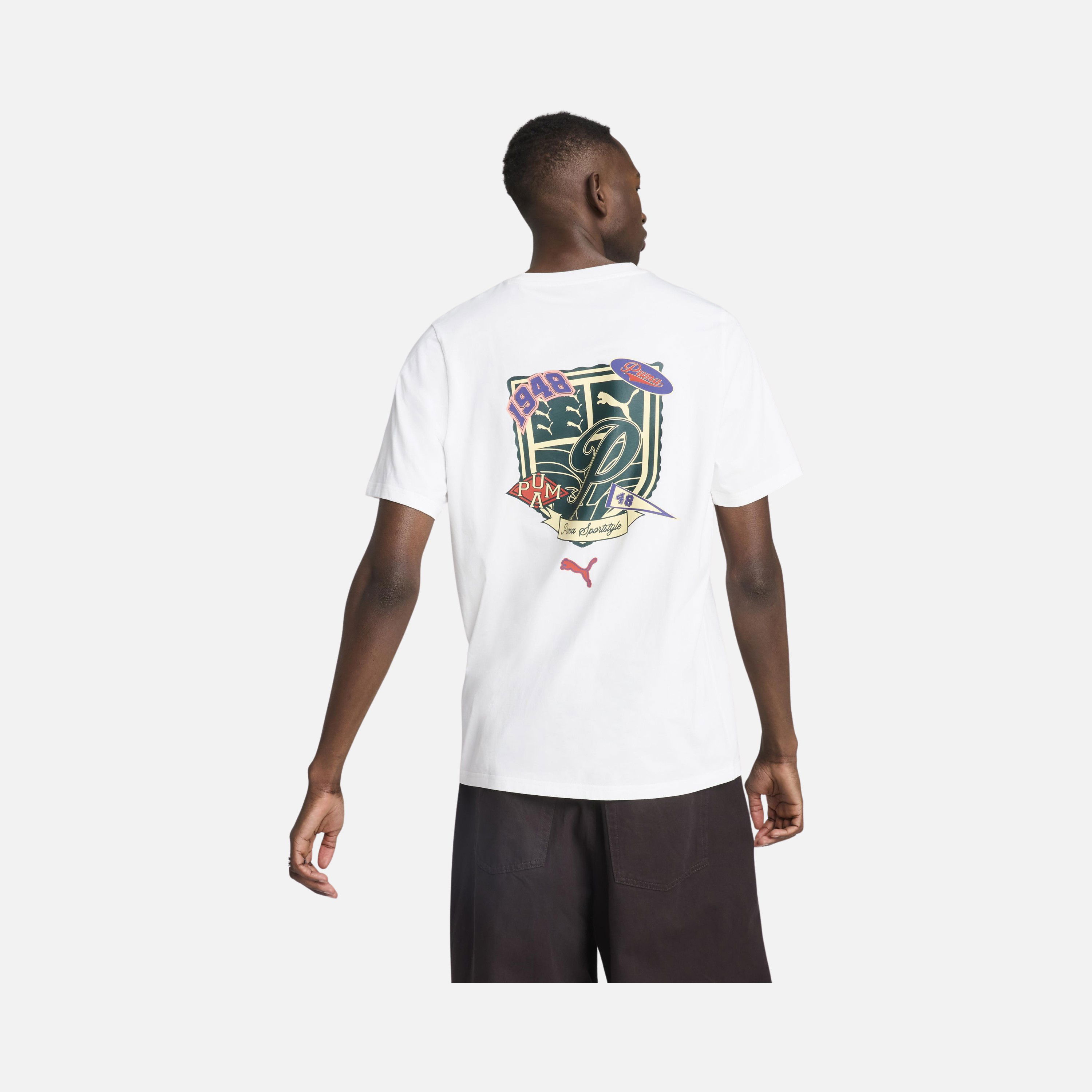 Puma Sportswear Wardrobe Essentials Graphic Short-Sleeve Erkek Tişört