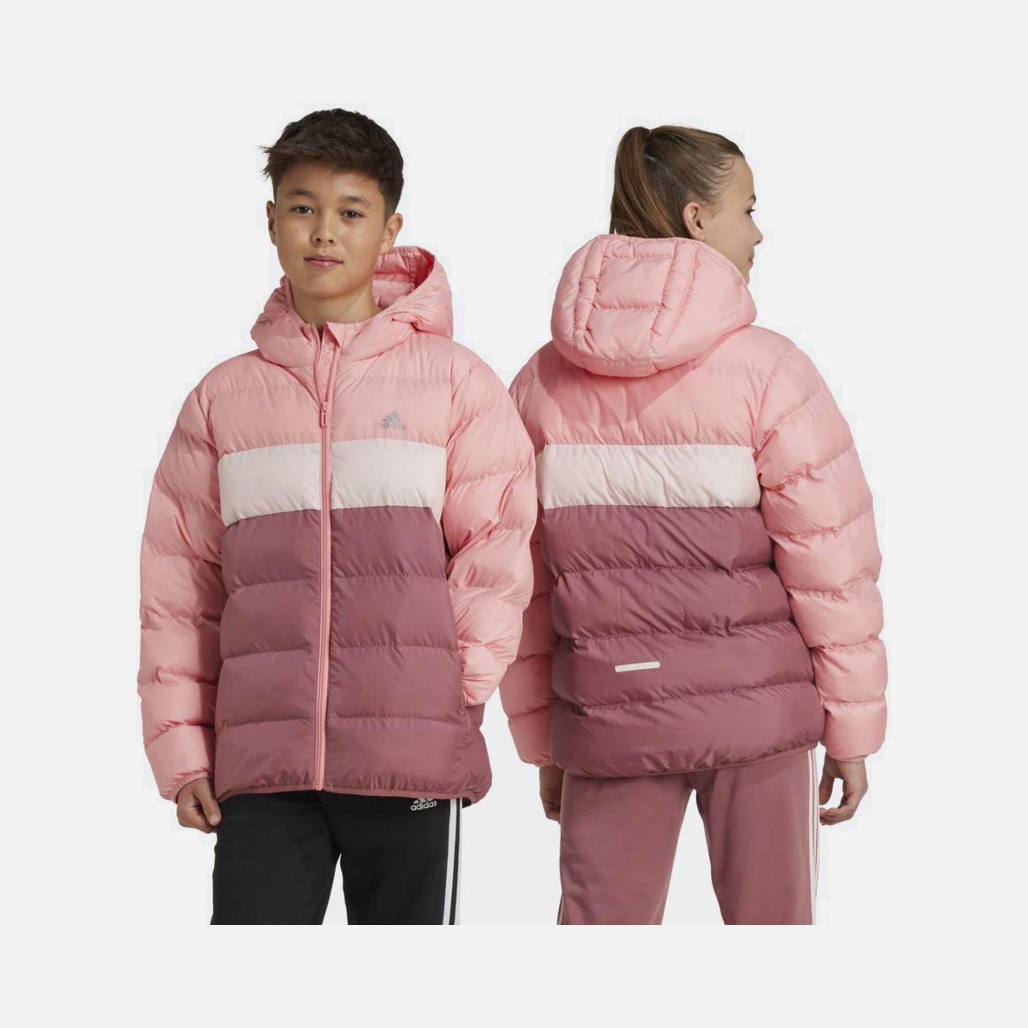 adidas Sportswear Synthetic Down Full-Zip Hoodie Çocuk Mont