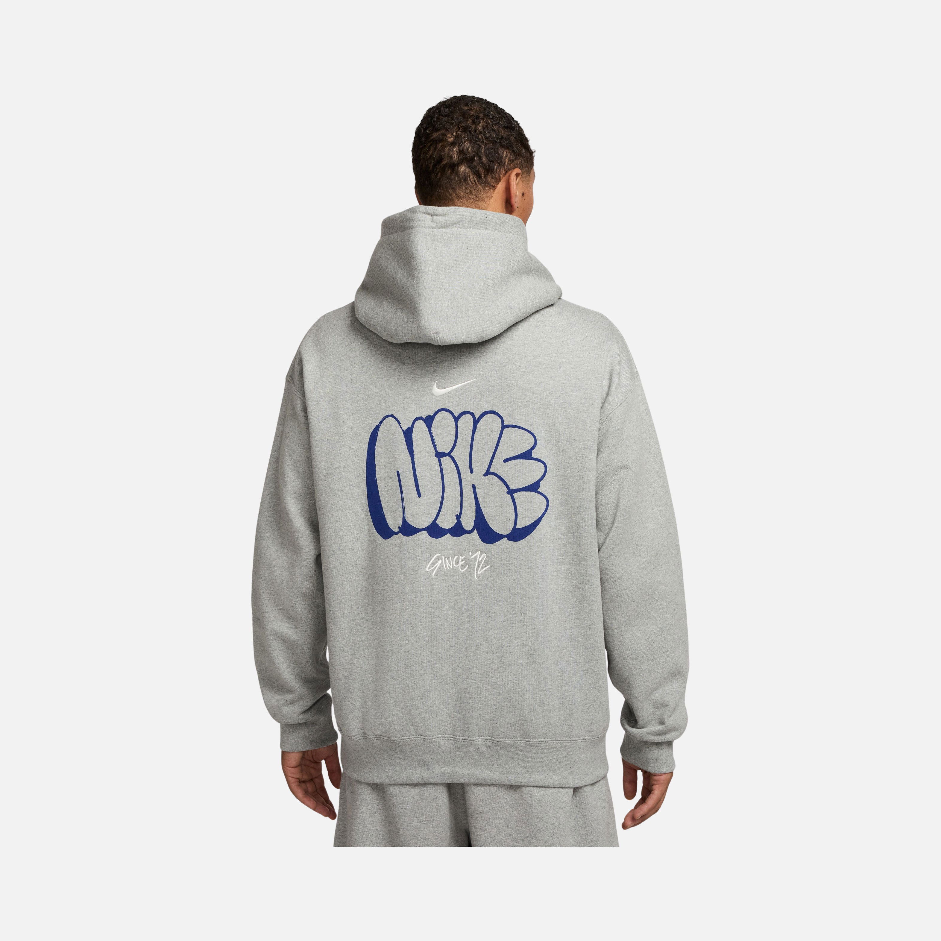 Nike Sportswear Solo Swoosh Graphics Fleece Hooded Erkek Sweatshirt