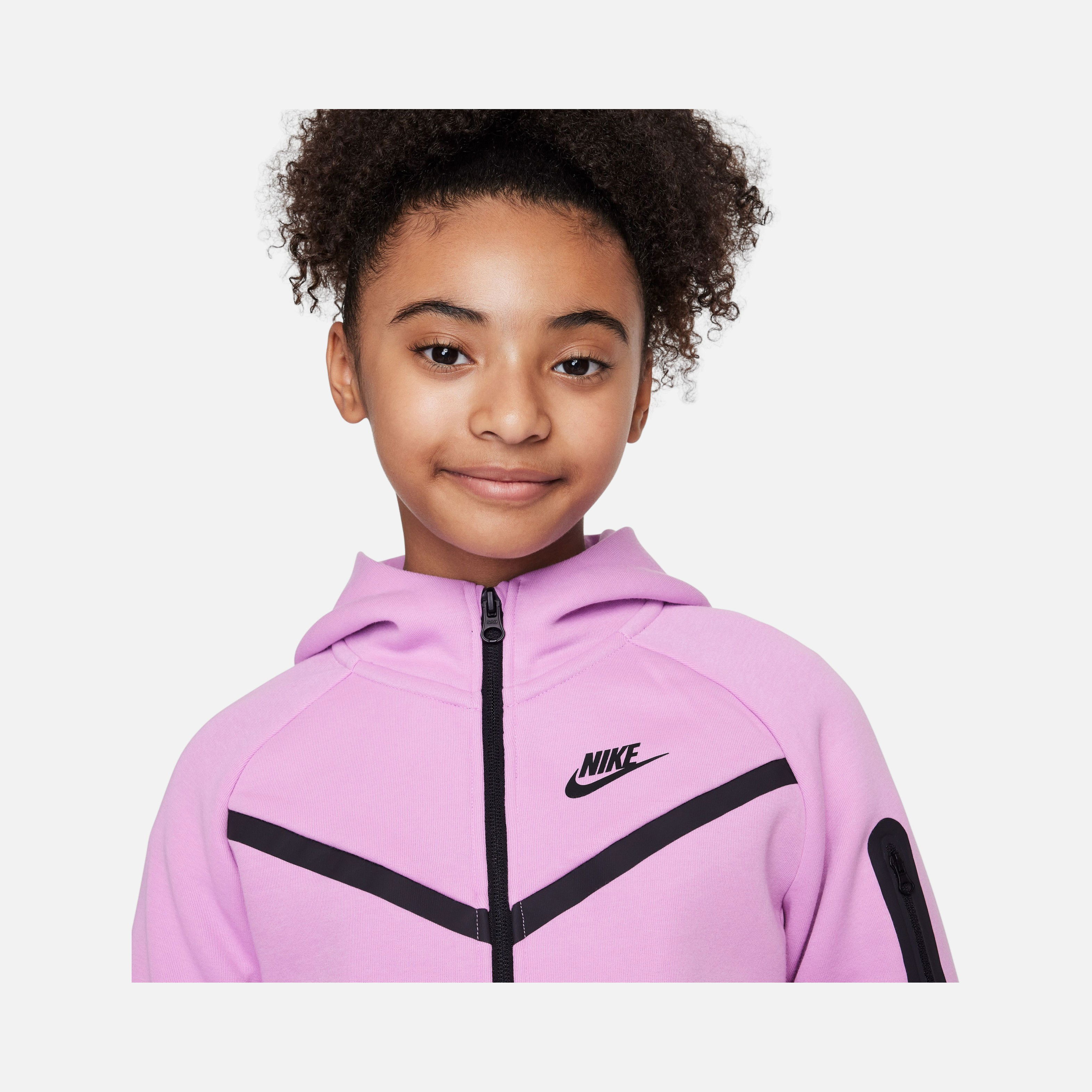 Nike Sportswear Tech Fleece SS25 Full-Zip Hoodie (Girls') Çocuk Sweatshirt