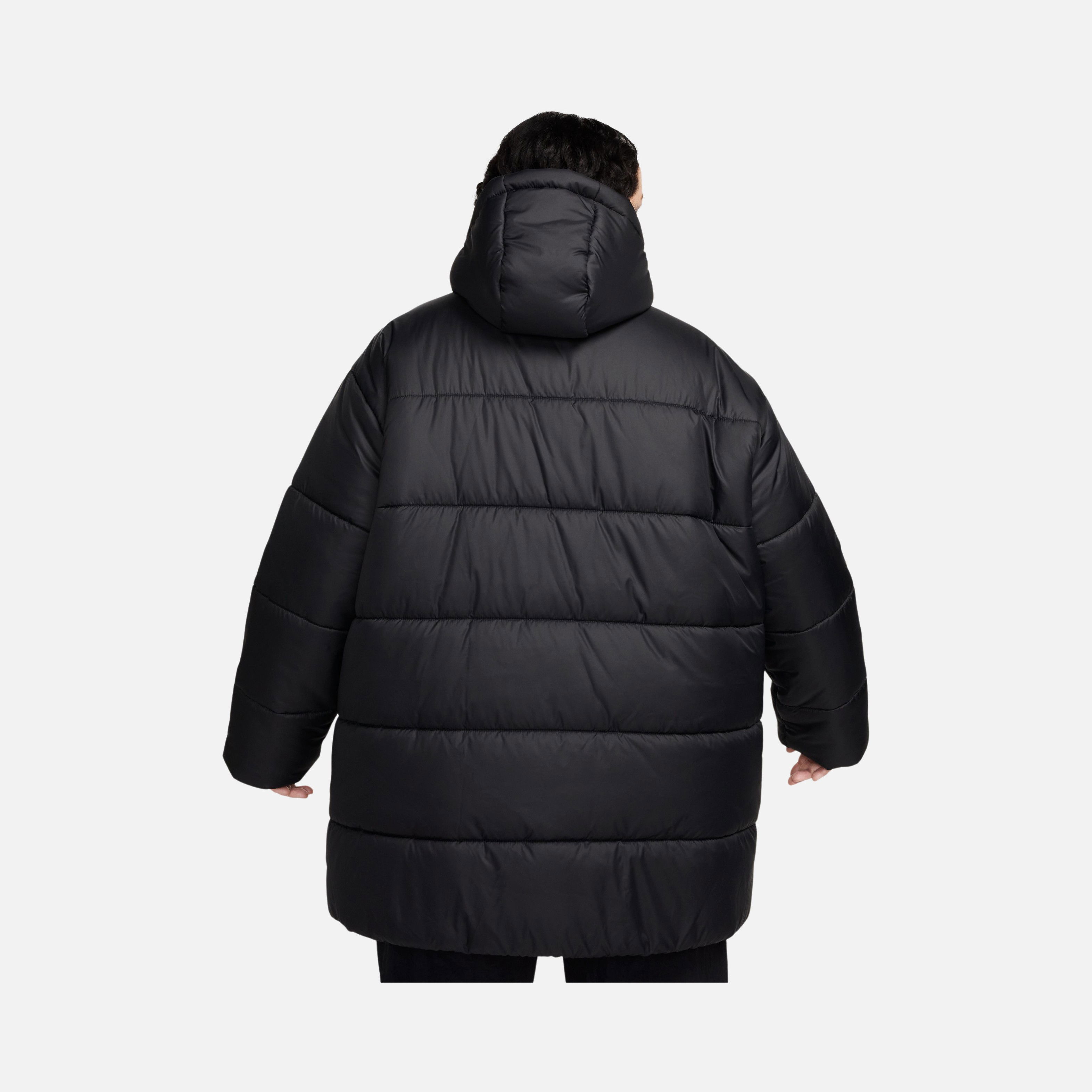 Nike Sportswear Classic Puffer Therma-Fit Loose Full-Zip Hoodie (Plus Size) Kadın Parka