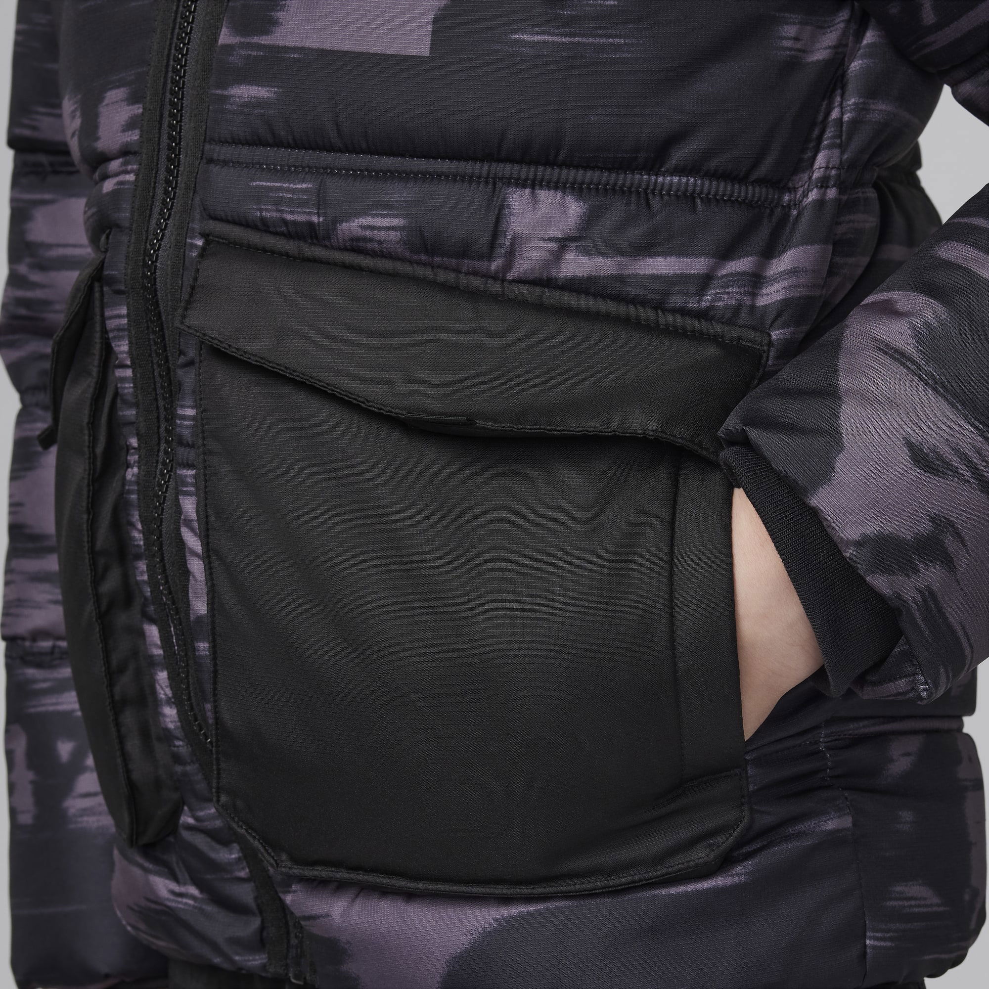 Nike Jordan Faux Down Acket Full-Zip Hoodie (Boys') Çocuk Mont