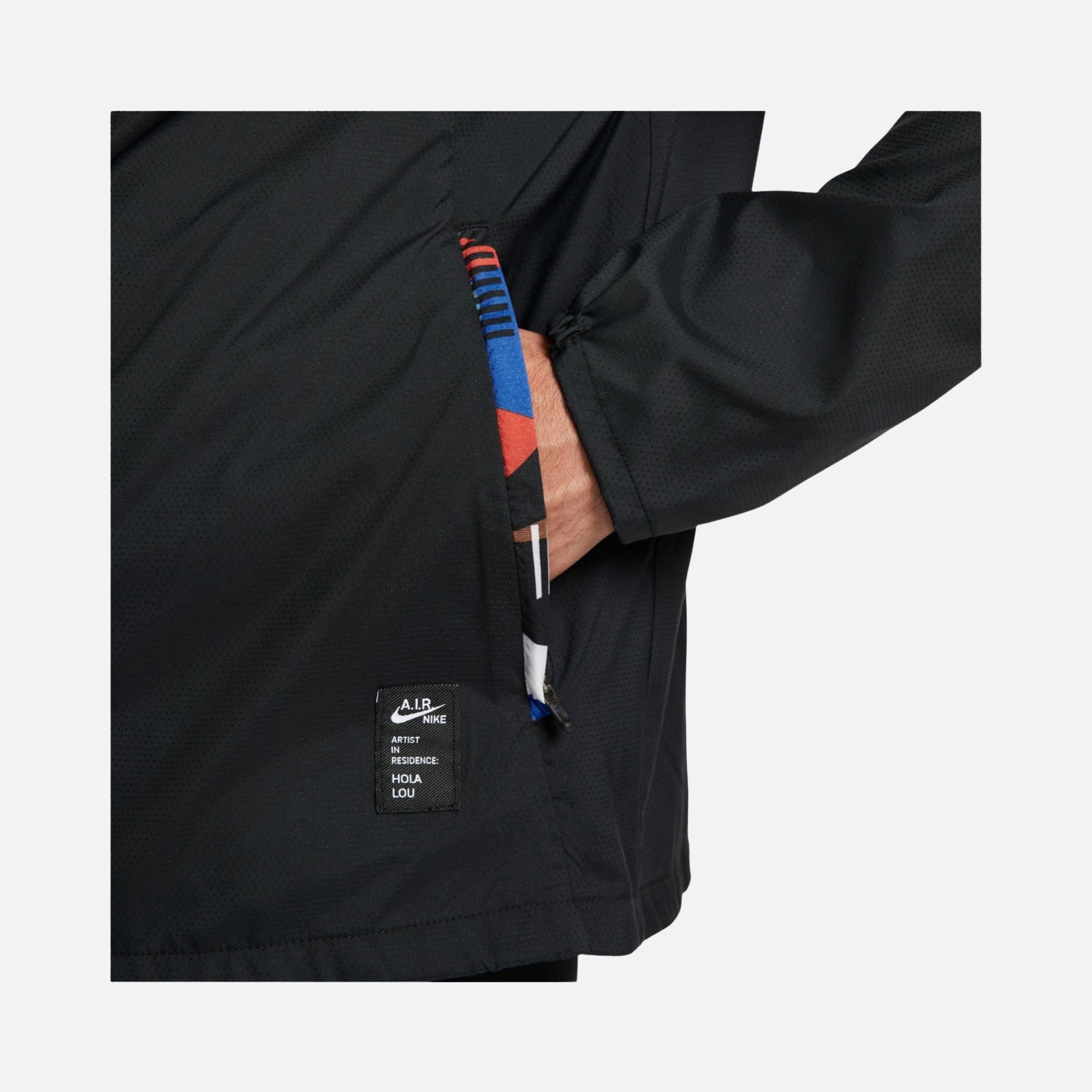 Nike Repel A.I.R. Hola Lou Windrunner Running Full-Zip Hoodie Erkek Ceket