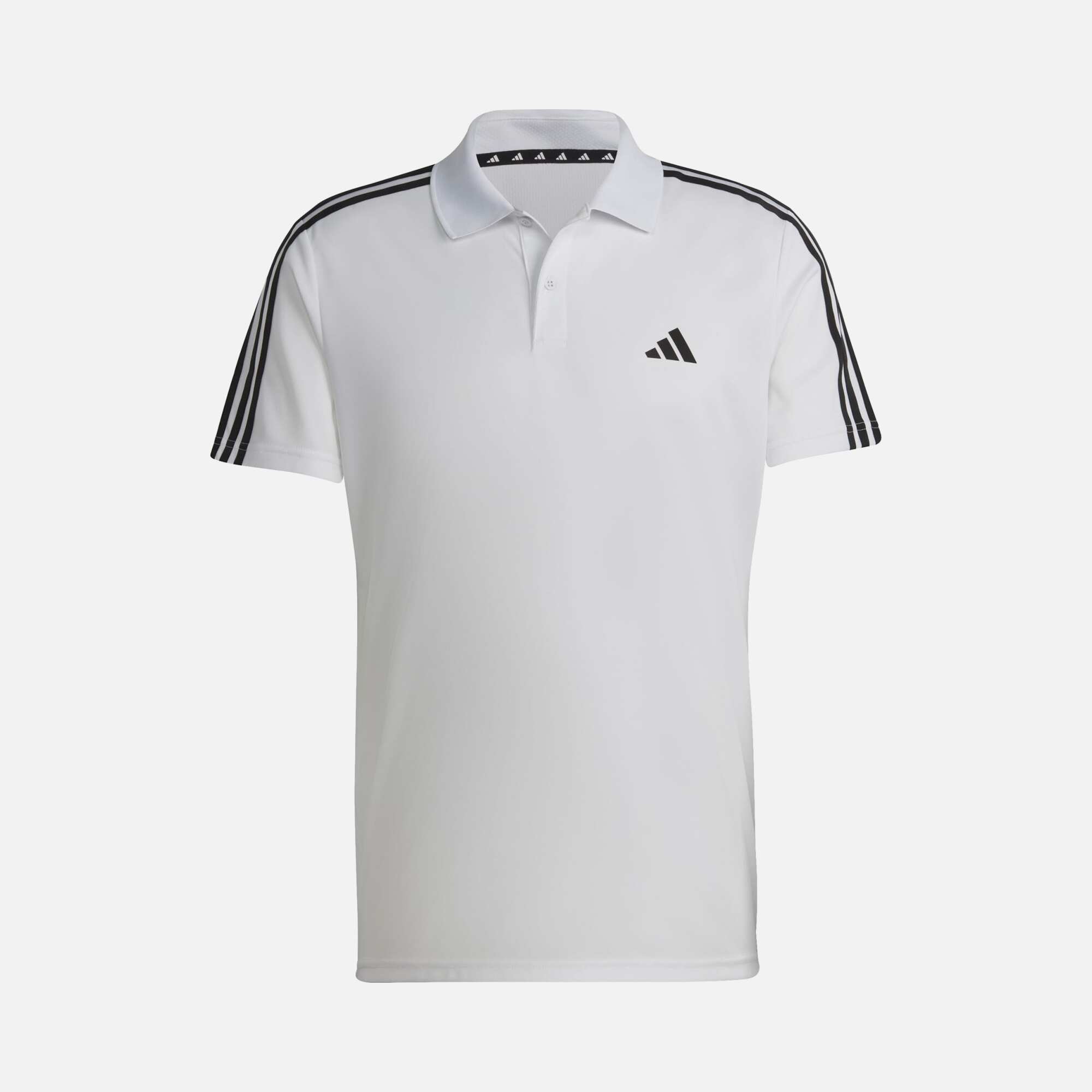 adidas Train Essentials Piqué 3-Stripes Training Polo Short-Sleeve Erkek Tişört