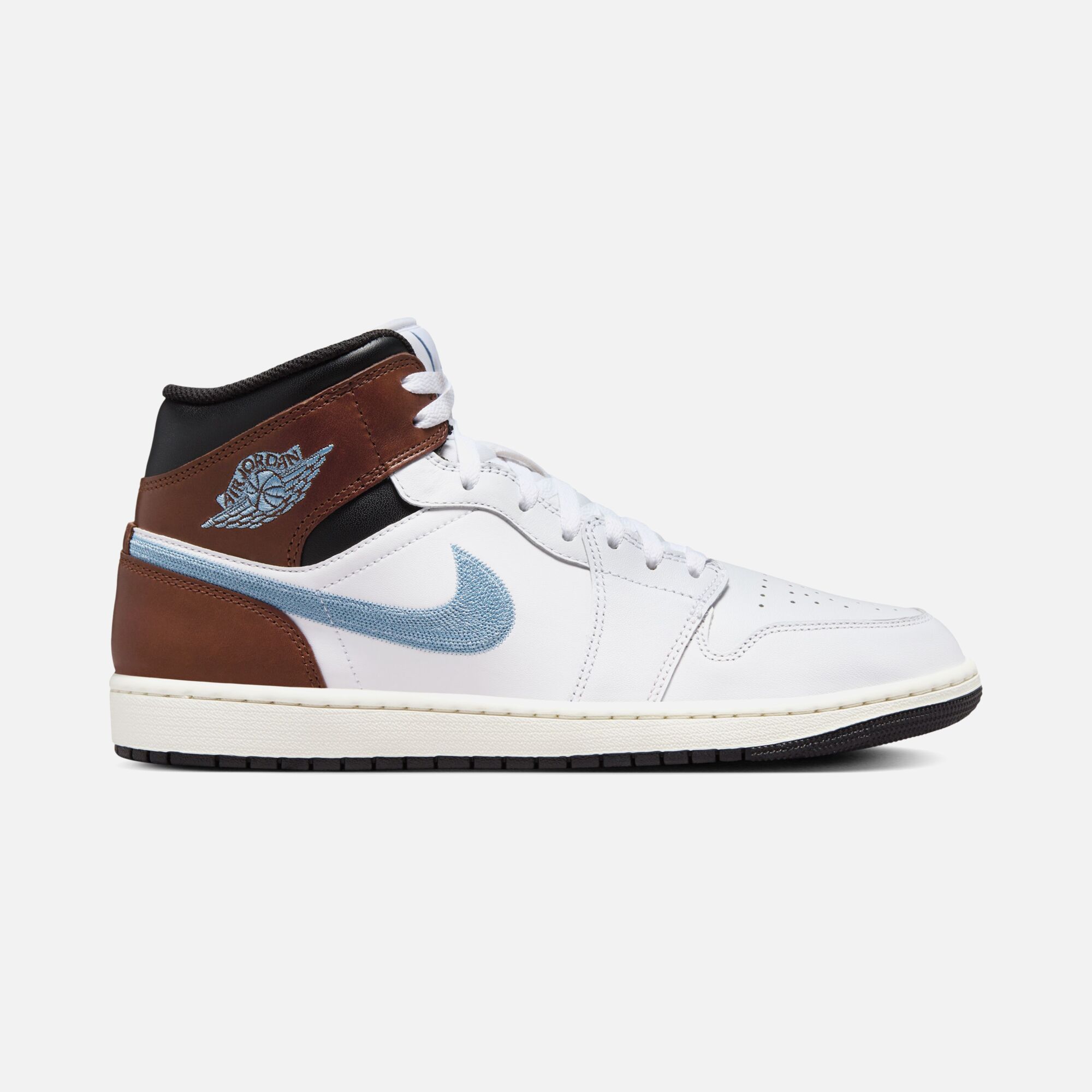 Nike Air Jordan 1 Mid SE ''Embroidered Swoosh & Brand'' Erkek Spor Ayakkabı