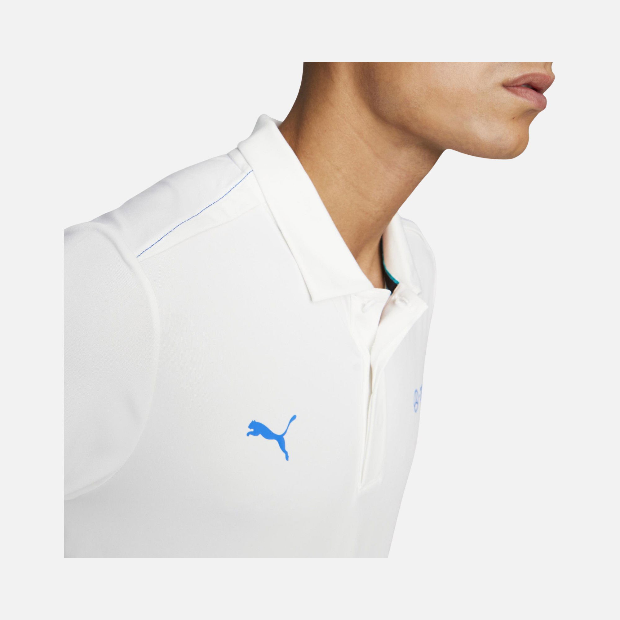 Puma Sportswear Mercedes-AMG Cloudspun Polo Short-Sleeve Erkek Tişört