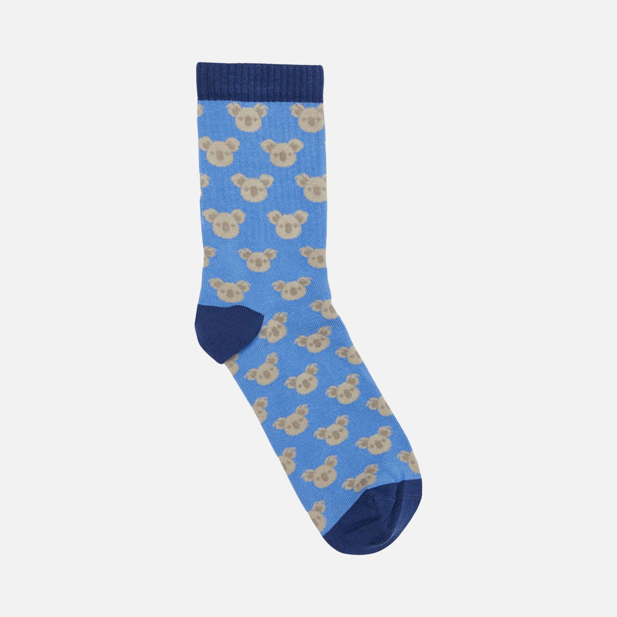 WFF Sportswear Koala Printed (1 Pair) Unisex Çorap