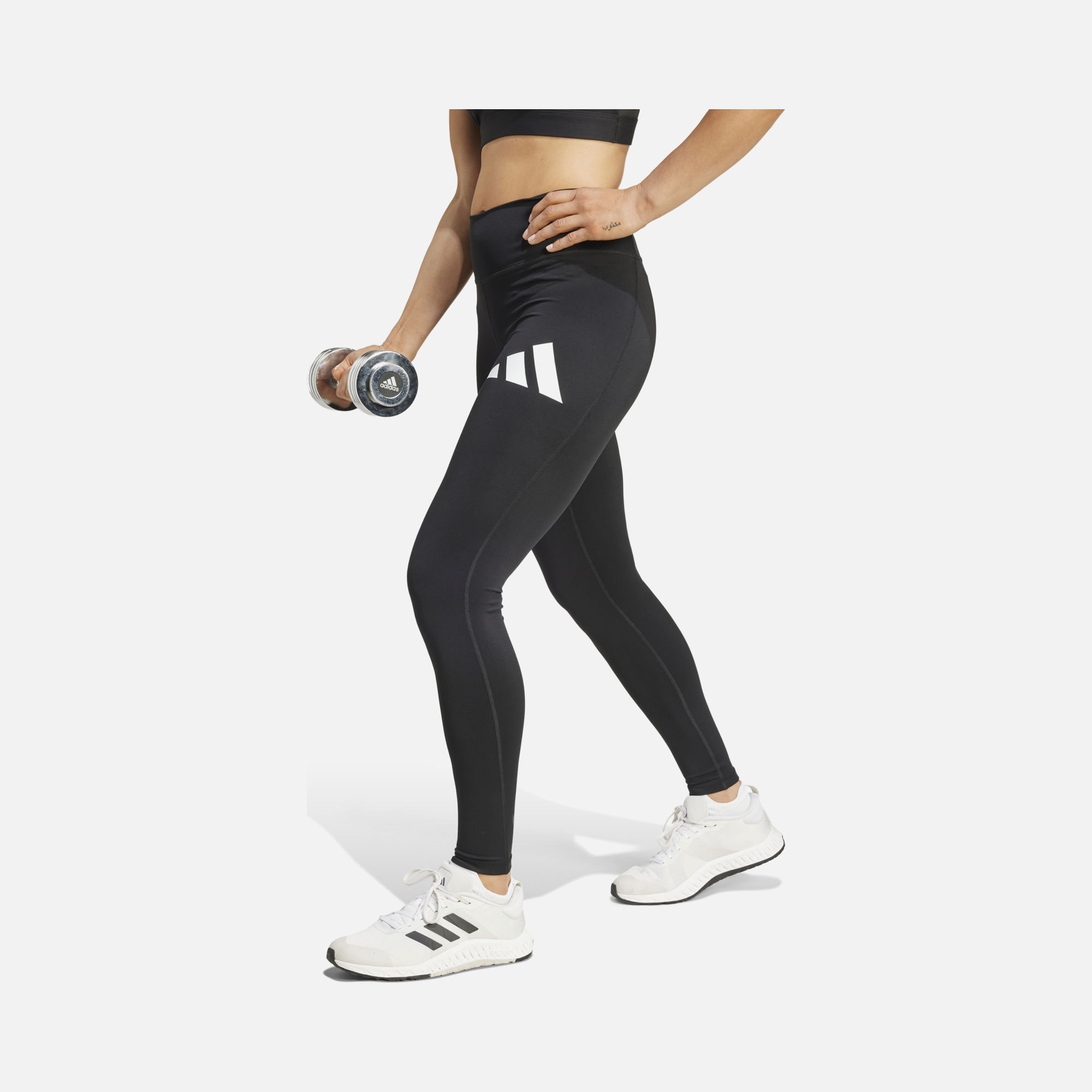 adidas AEROREADY Train Essentials Big Logo High Waist Full-Length Gym & Training Kadın Tayt