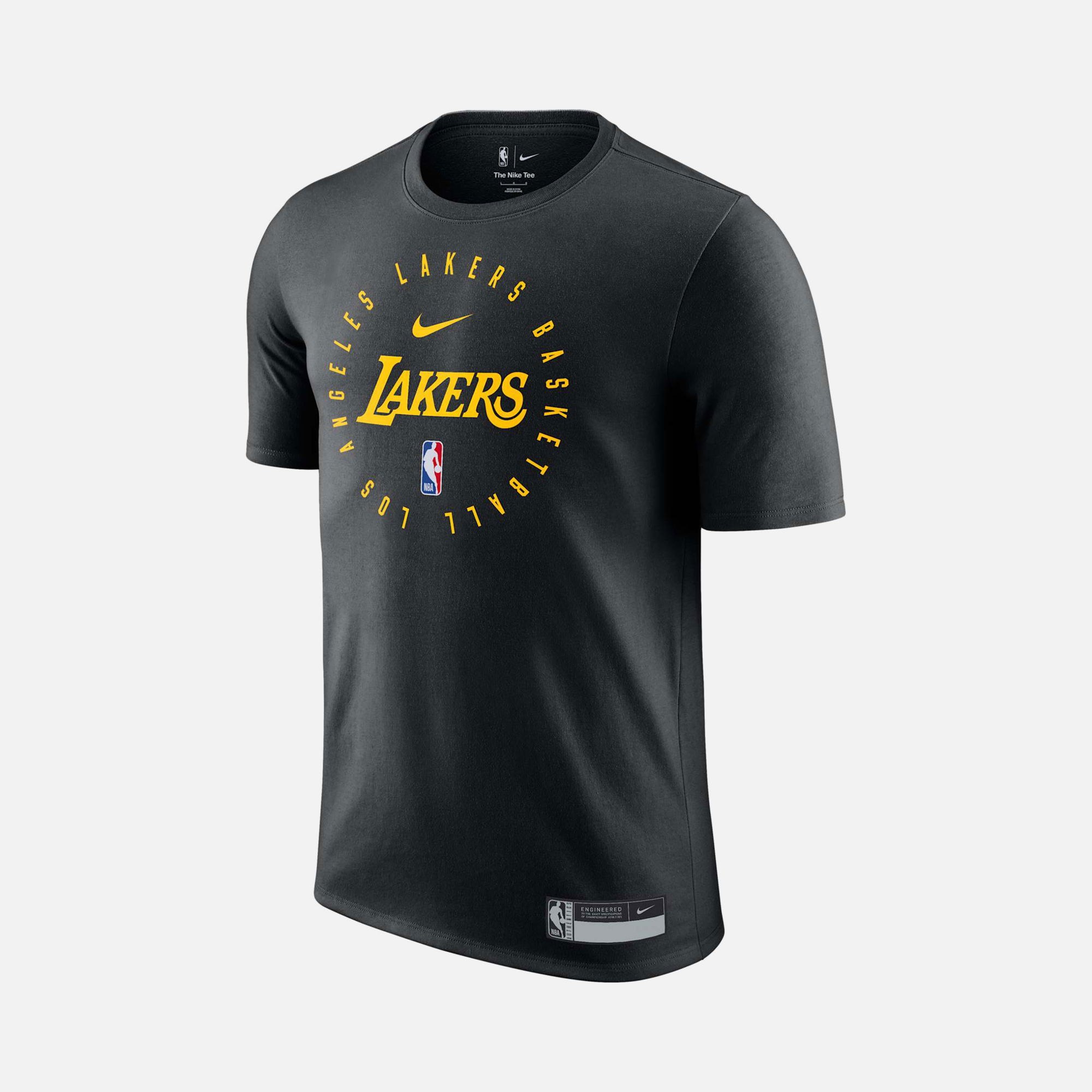 Nike Los Angeles Lakers Dri-Fit NBA Short-Sleeve Erkek Tişört