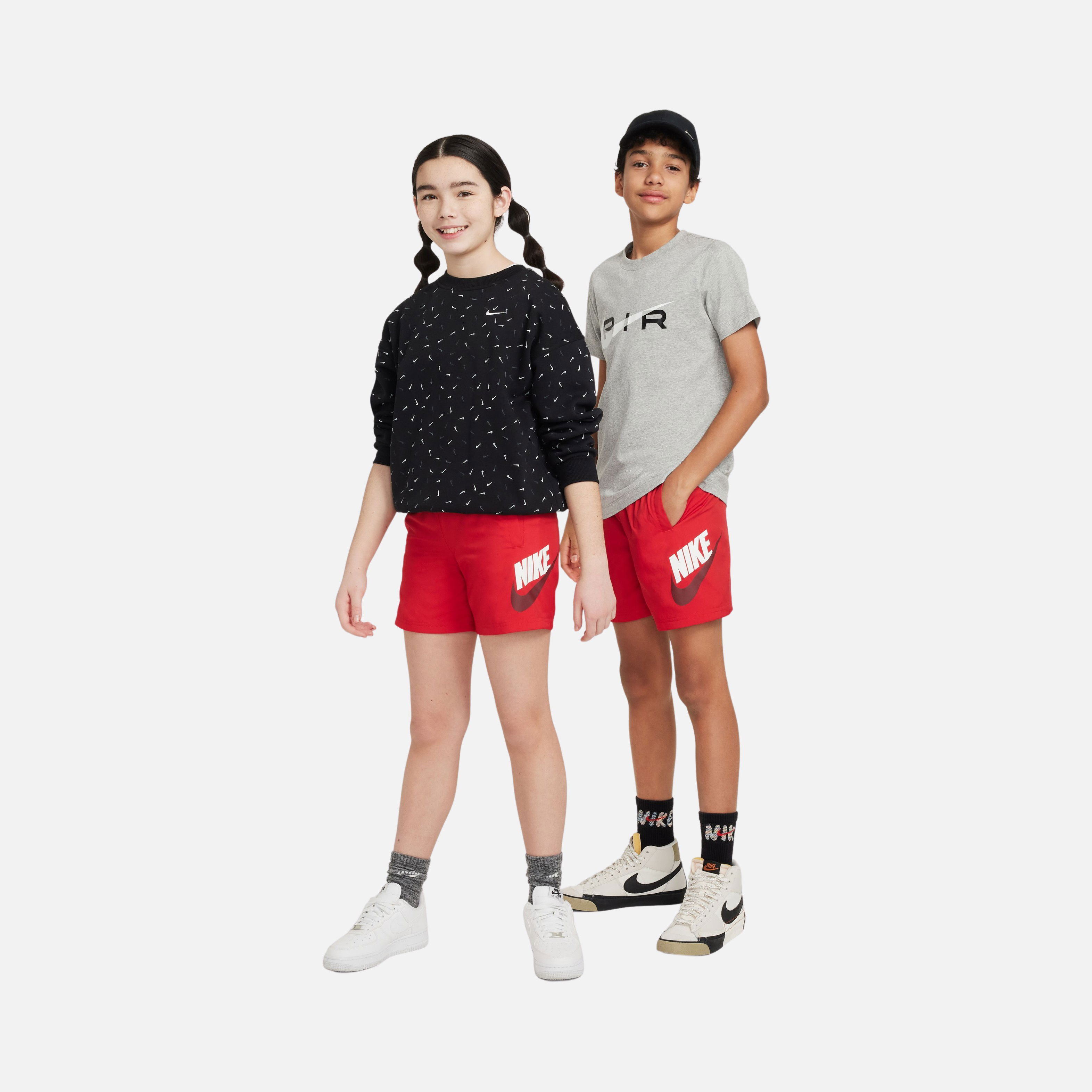 Nike Sportswear Woven Fabrics Mesh Lined Multidirectional Çocuk Şort