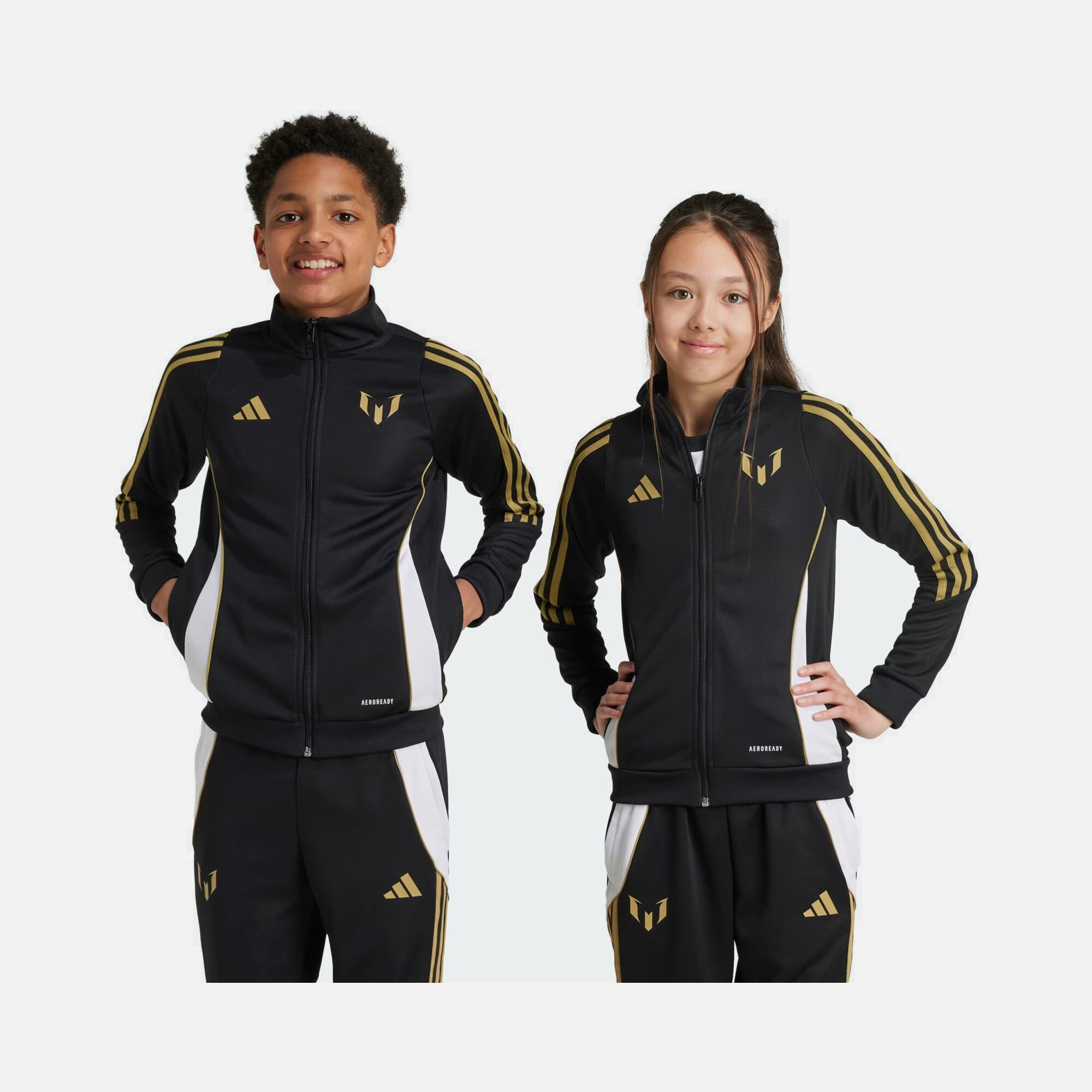 adidas Messi Track Suit 3-Stripes Full-Zip Çocuk Ceket