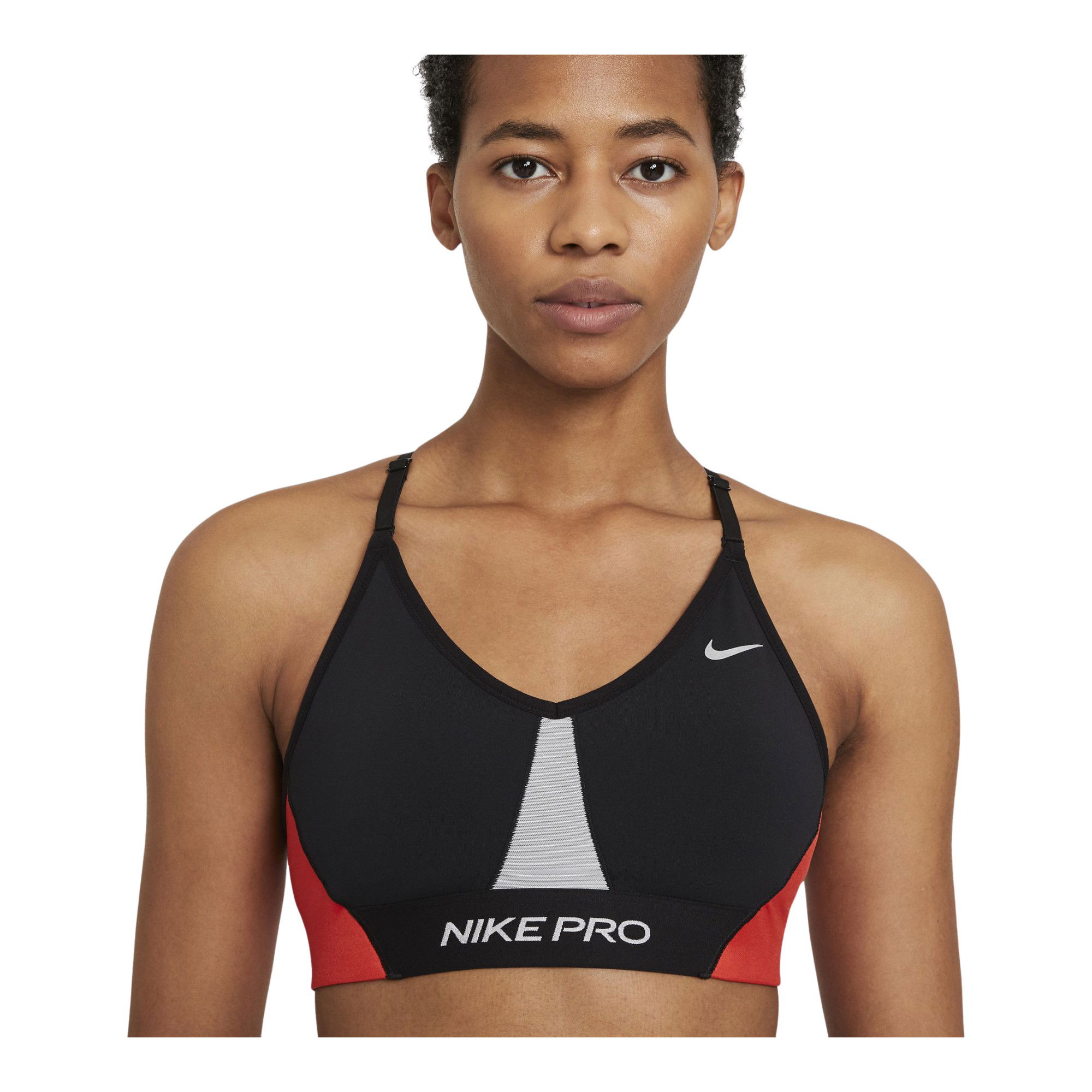 Nike Pro Dri-Fit Indy Light-Support Padded Colorblock Kadın Bra