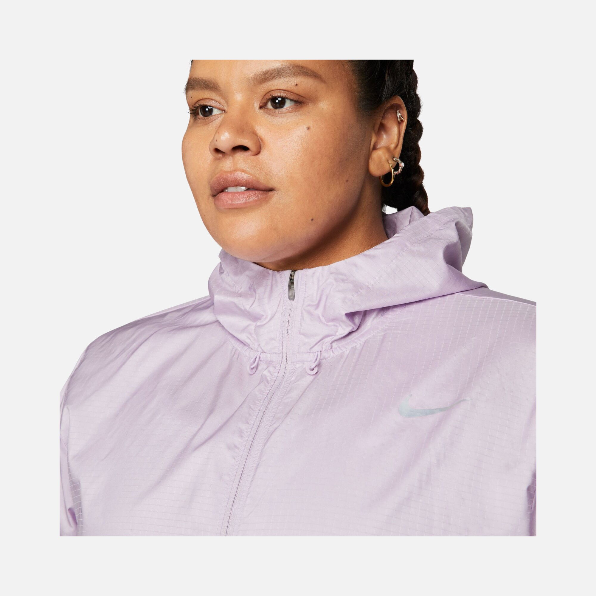 Nike Essential Running Full-Zip Hoodie (Plus Size) Kadın Ceket