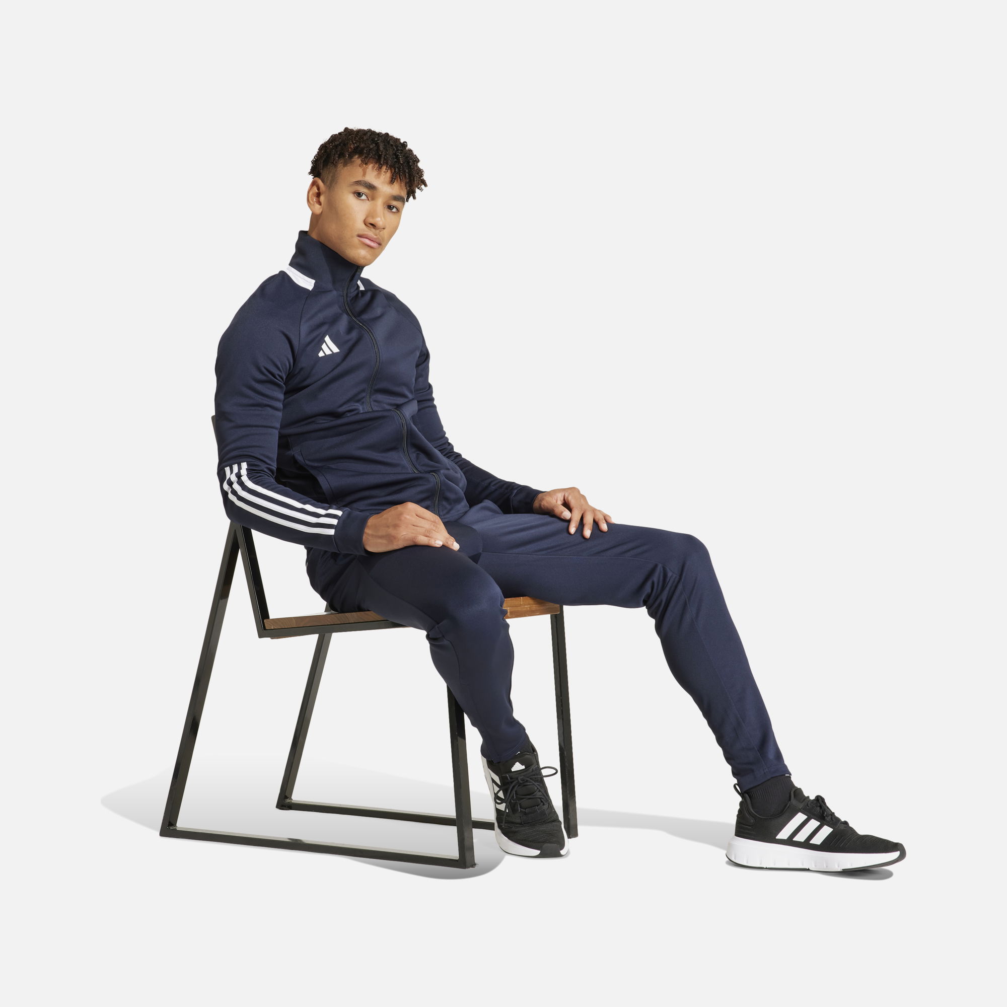 adidas Aeroready Sereno Conjunto Deportivo 3-Stripes Full-Zip  Zippered Leg Erkek Eşofman Takımı
