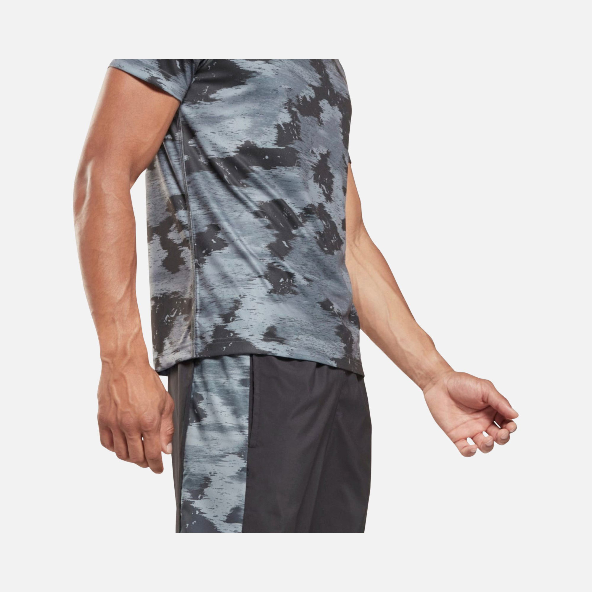 Reebok Train Camouflage Short-Sleeve Erkek Tişört