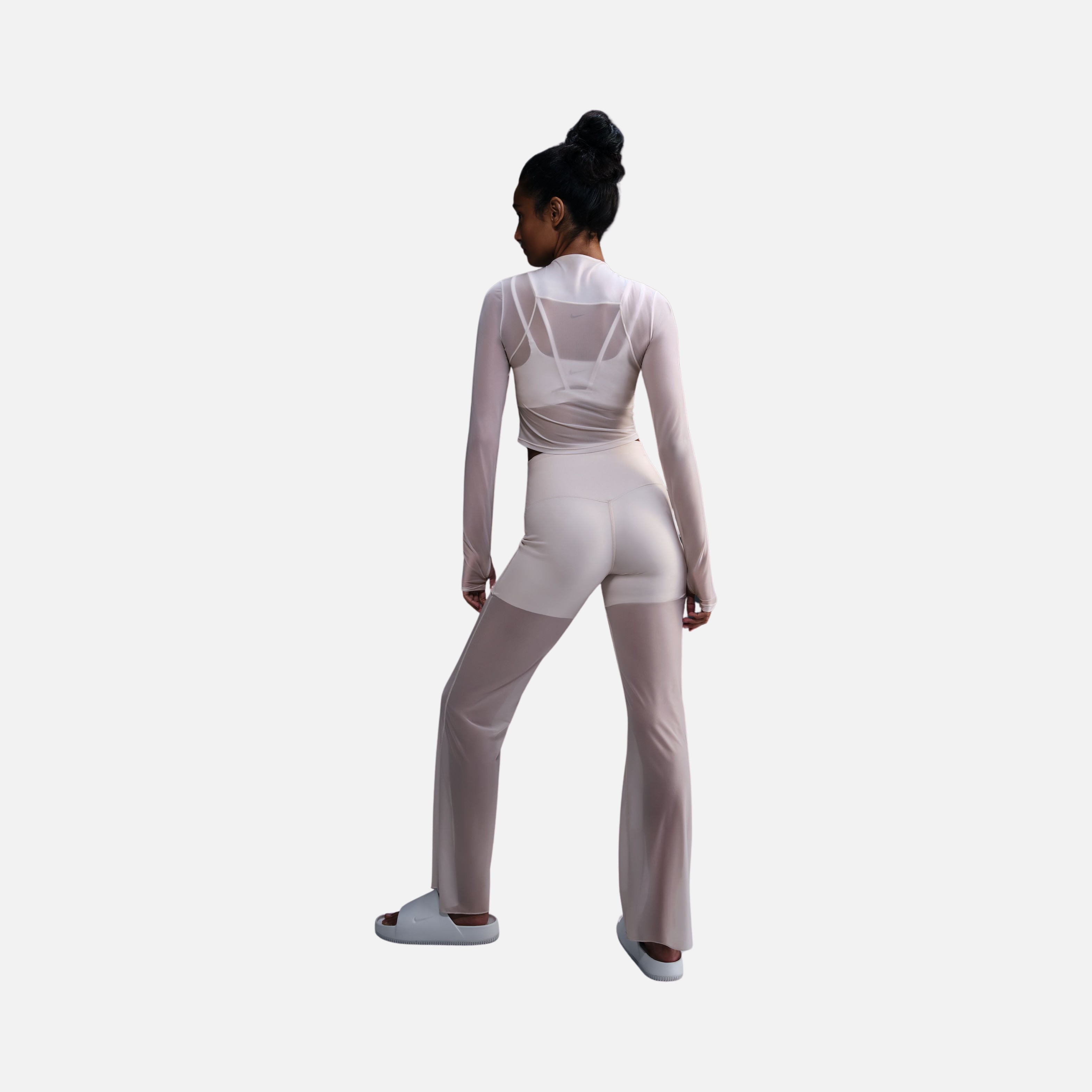 Nike Zenvy InfinaSoft Dri-Fit Sheer Training Long-Sleeve Kadın Tişört