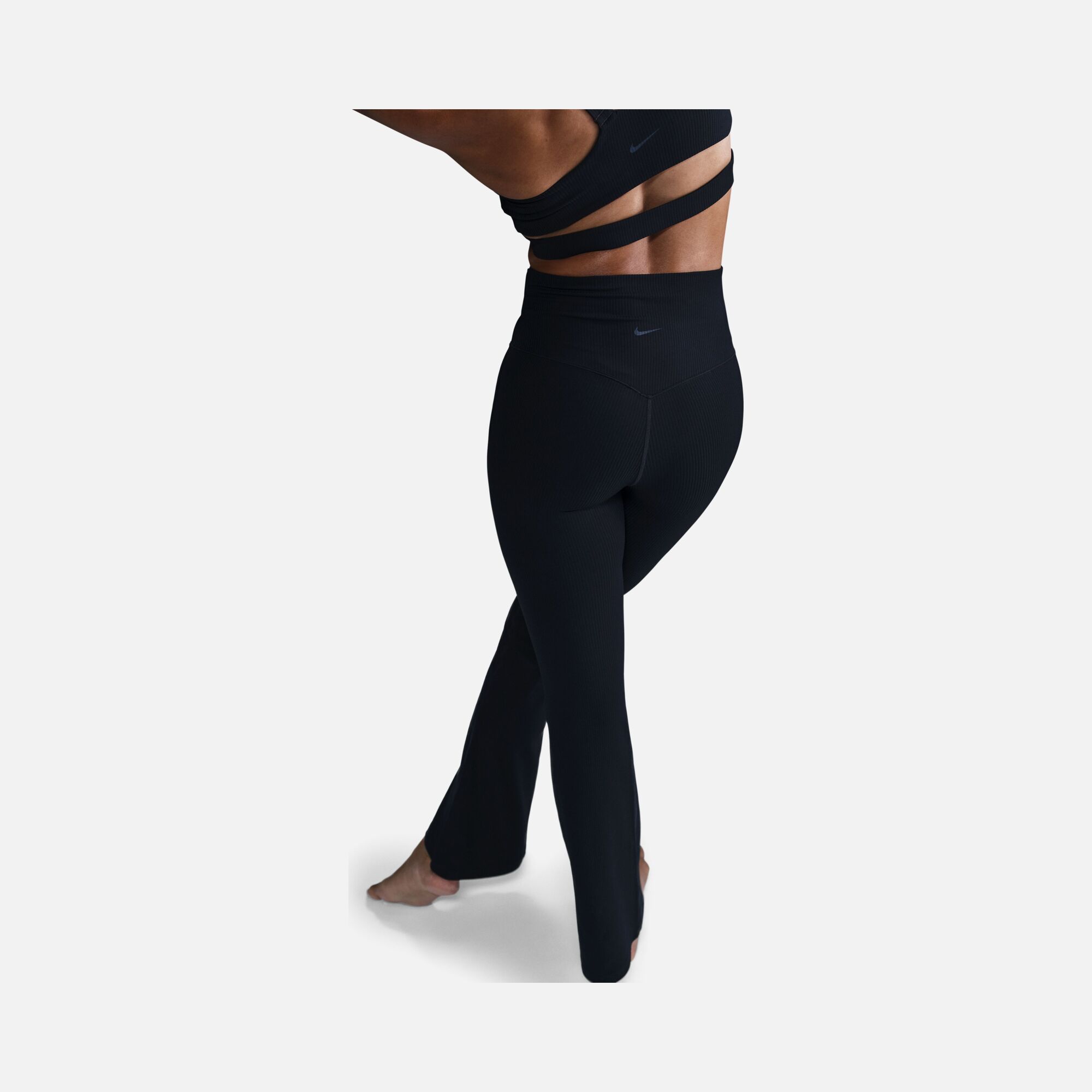 Nike Dri-fit Zenvy Hr Rib Flare Kadın Tayt