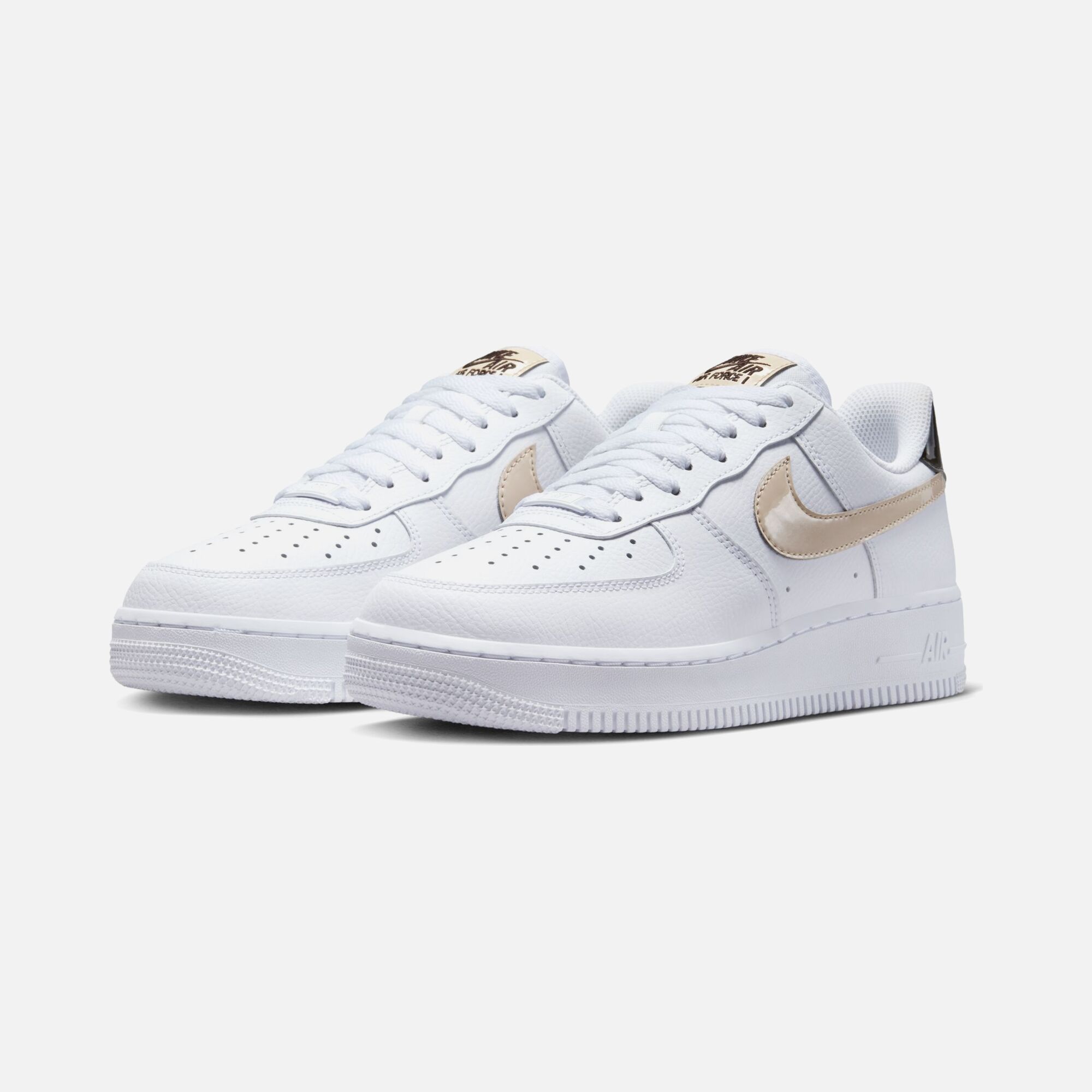 Nike Air Force 1 '07 ''Patent Leather Swoosh'' Kadın Spor Ayakkabı