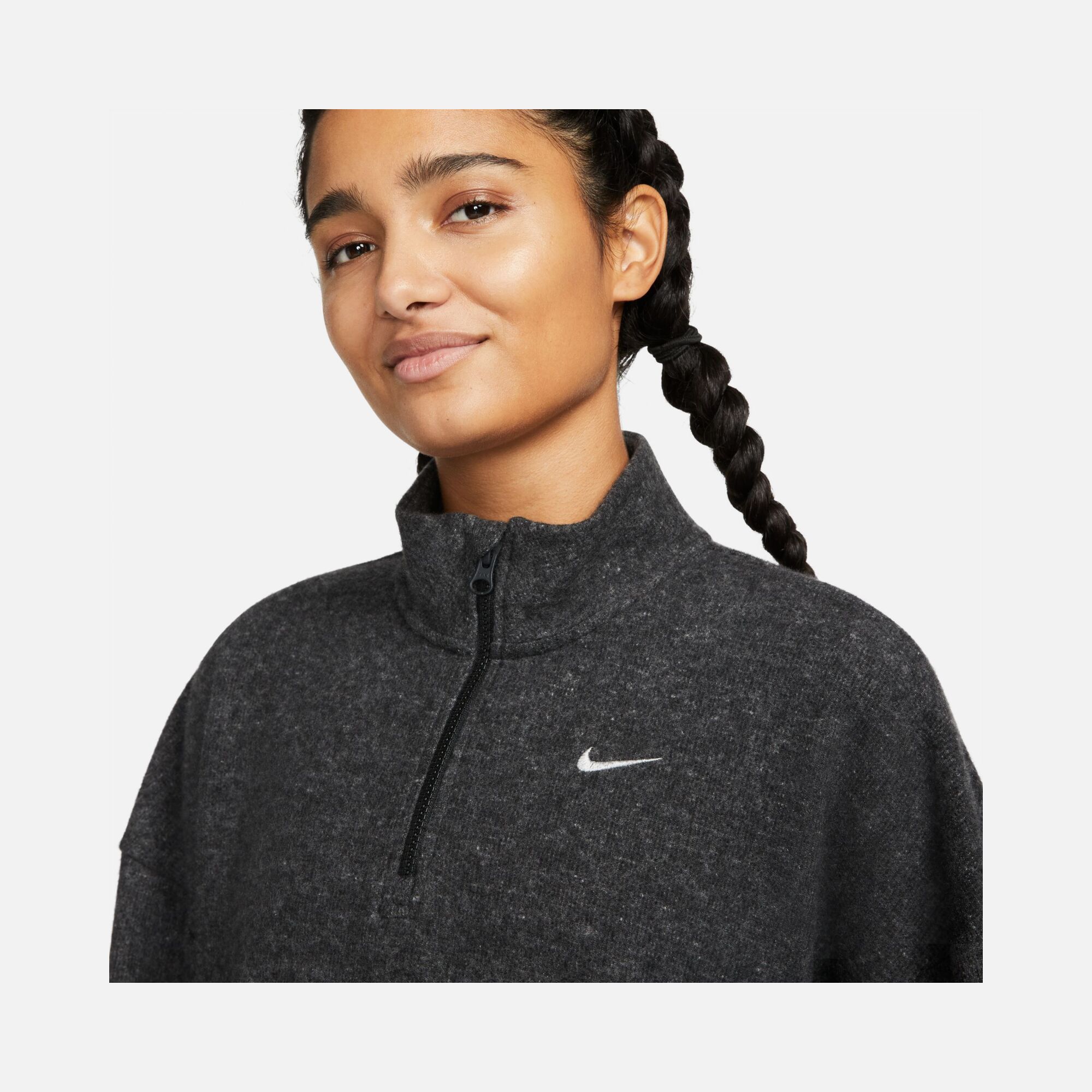 Nike Therma-Fit Cozy Cropped Training 1/2-Zip Kadın Sweatshirt