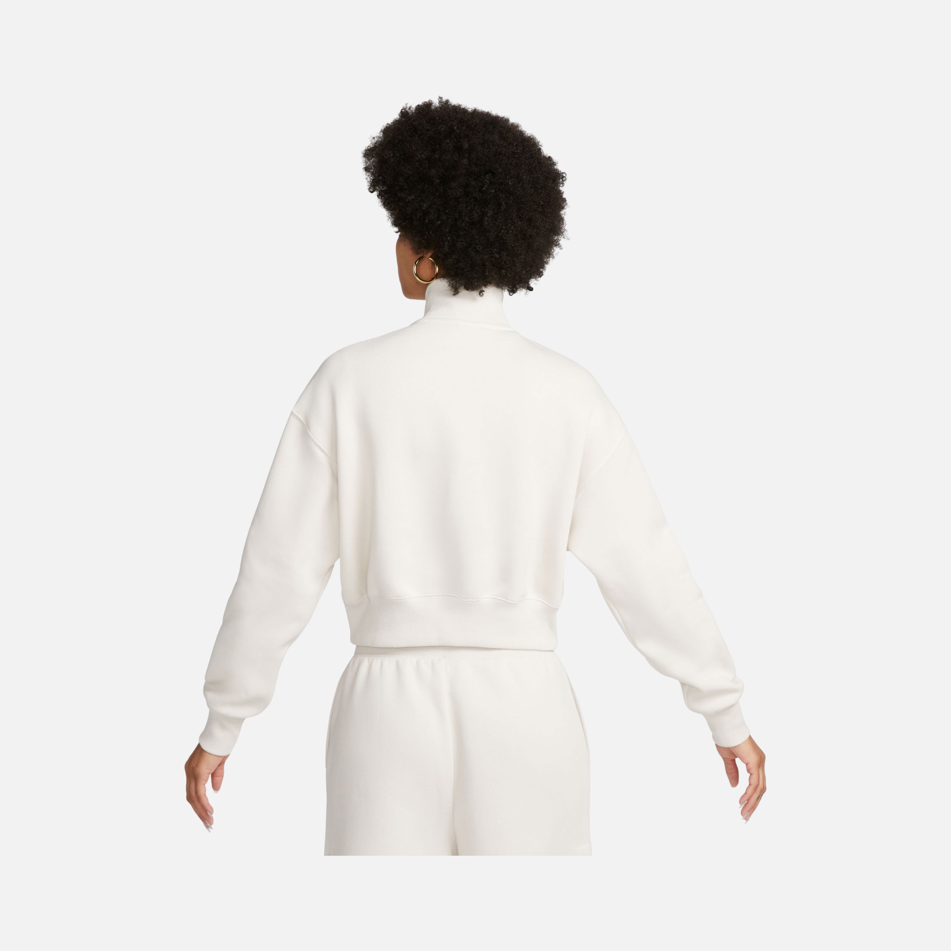 Nike Sportswear Phoenix Fleece Oversized Crop 1/2-Zip Kadın Sweatshirt