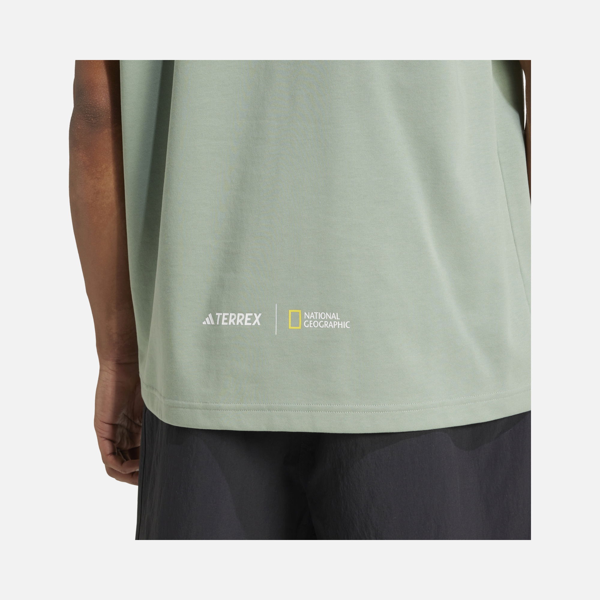 adidas Terrex Look Up From Earth ''National Geographic'' Hiking Short-Sleeve Erkek Tişört