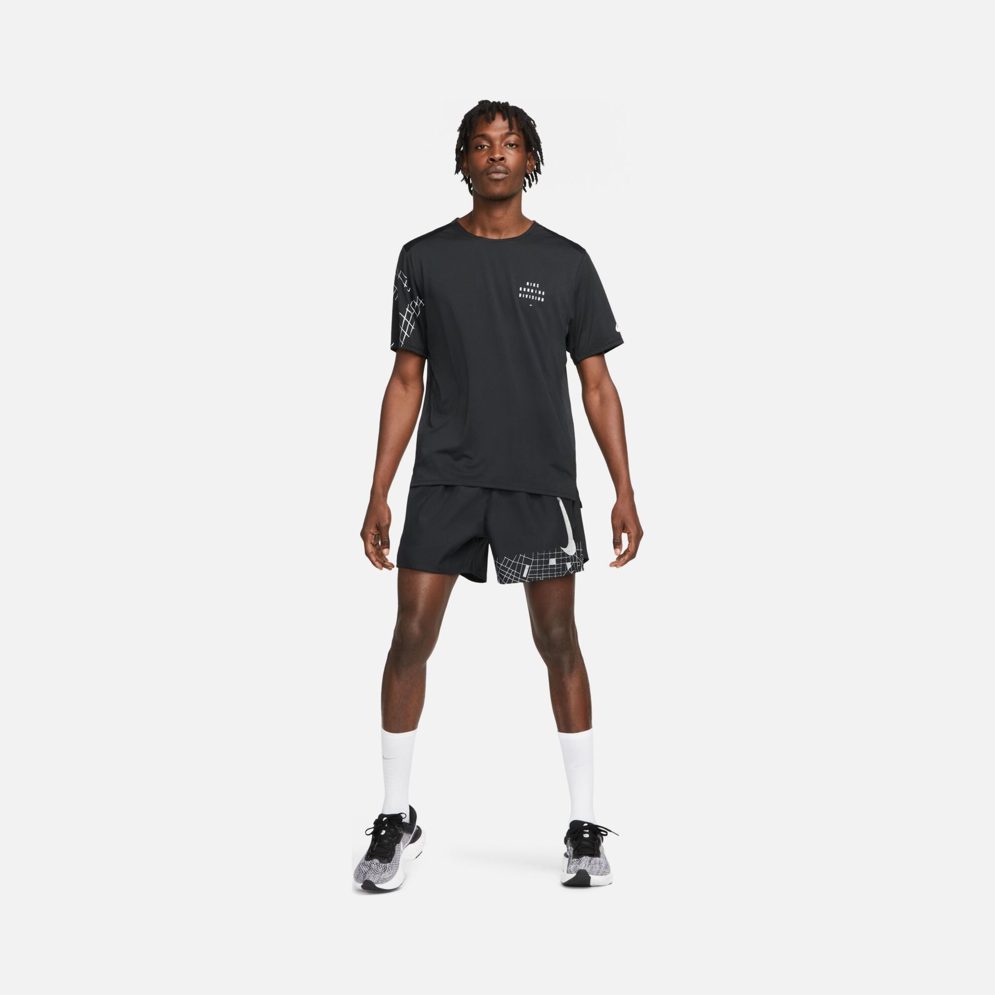 Nike Dri-Fit Run Division Rise 365 Flash Running Short-Sleeve Erkek Tişört