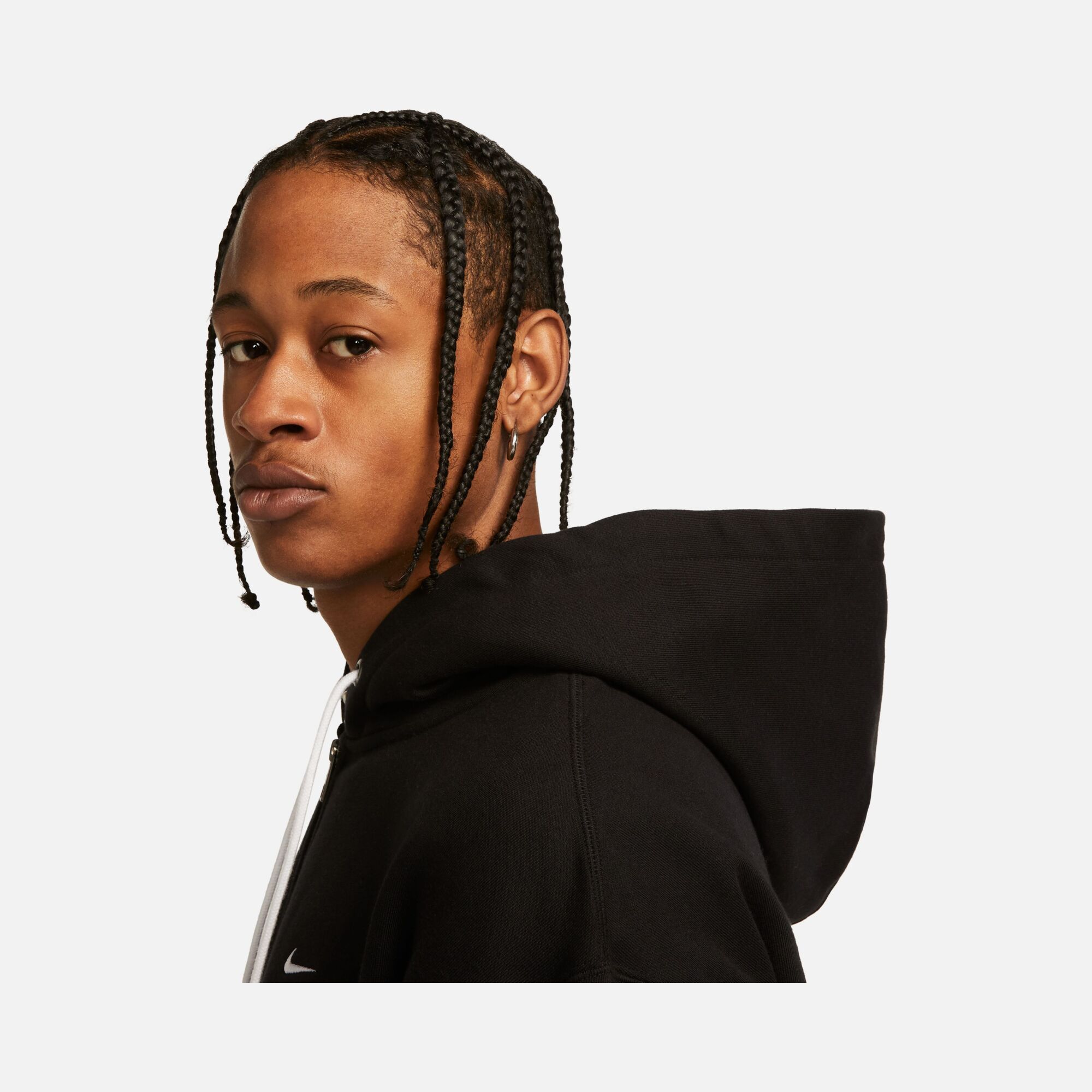 Nike Sportswear Solo Swoosh Full-Zip Hooded Erkek Sweatshirt