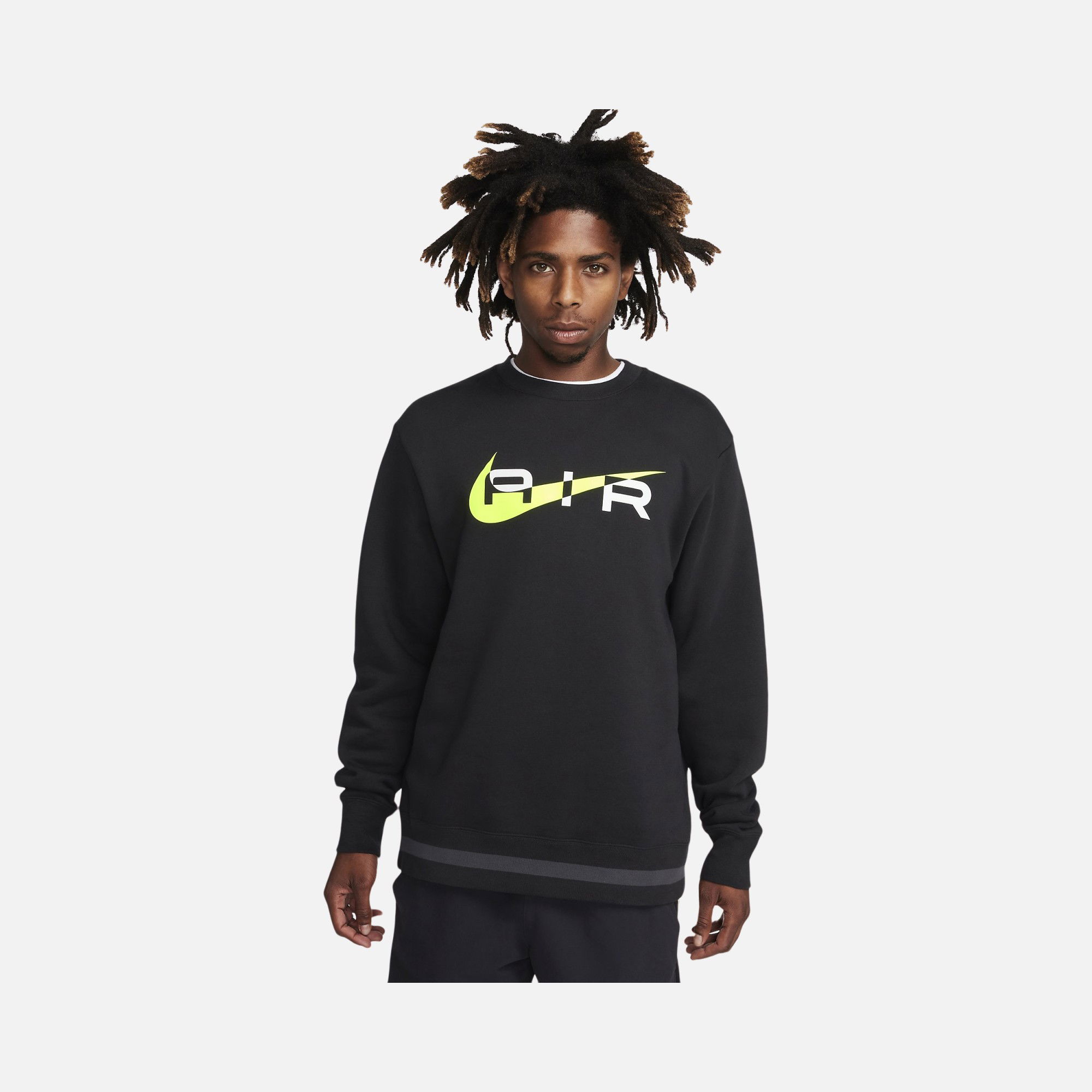 Nike Sportswear Swoosh Air Graphic Fleece Crew-Neck Erkek Sweatshirt