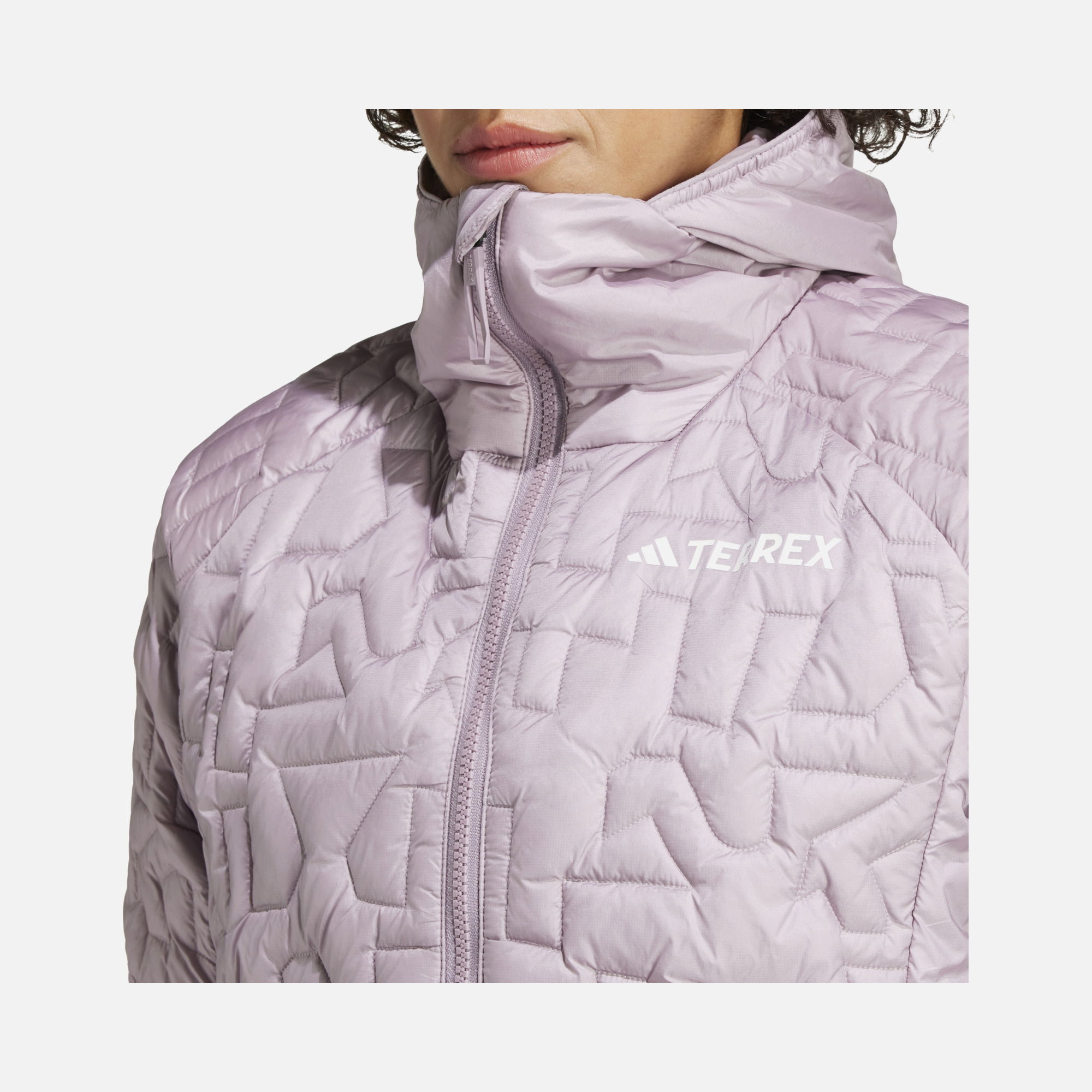 adidas Terrex Xperior PrimaLoft Loose Fill Insulated Full-Zip Hoodie Kadın Ceket