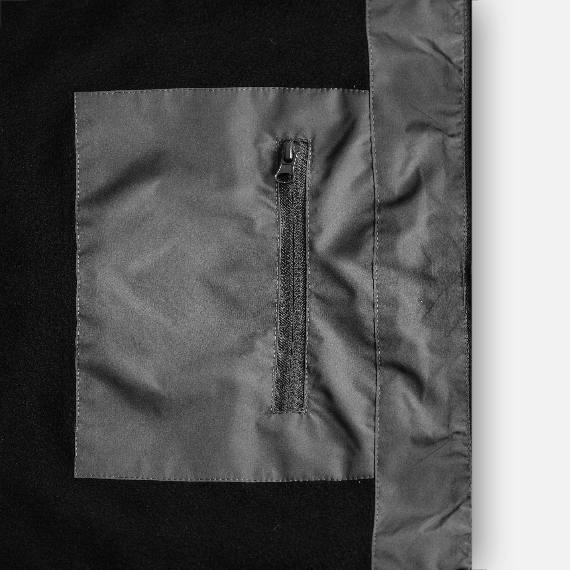 Barçın Basics Sportswear Micro Woven Fabric Fleece Lined Full-Zip Hoodie Erkek Ceket