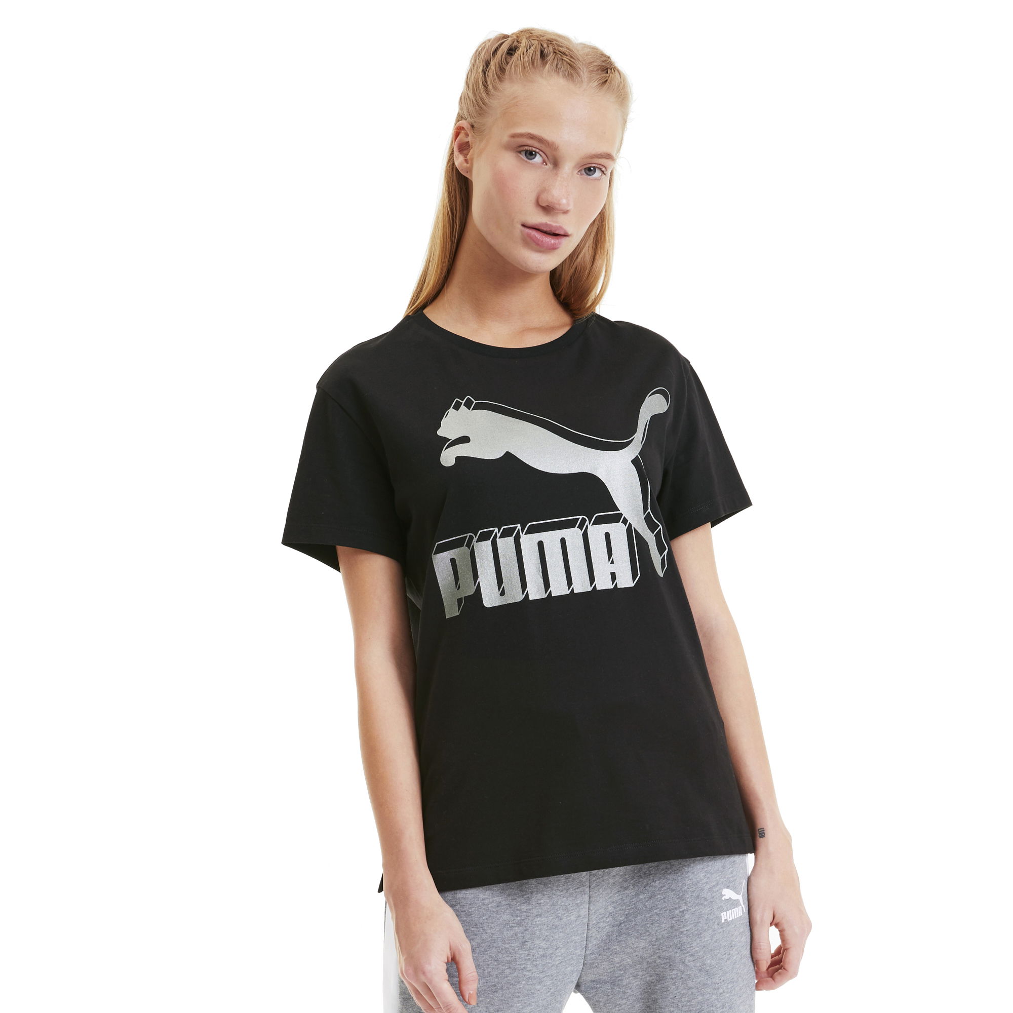 Puma Classics Logo Kadın Tişört