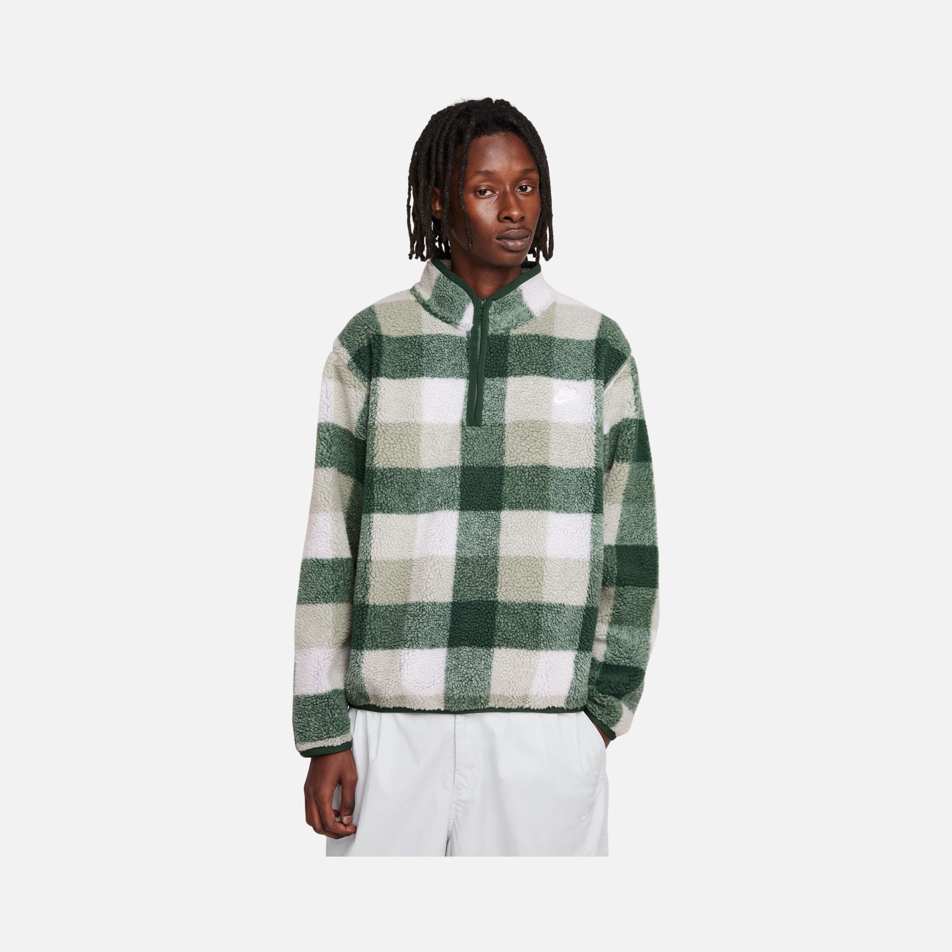 Nike Sportswear Club+ Sesonal Winterized Fleece All Over Printed Half-Zip Erkek Sweatshirt