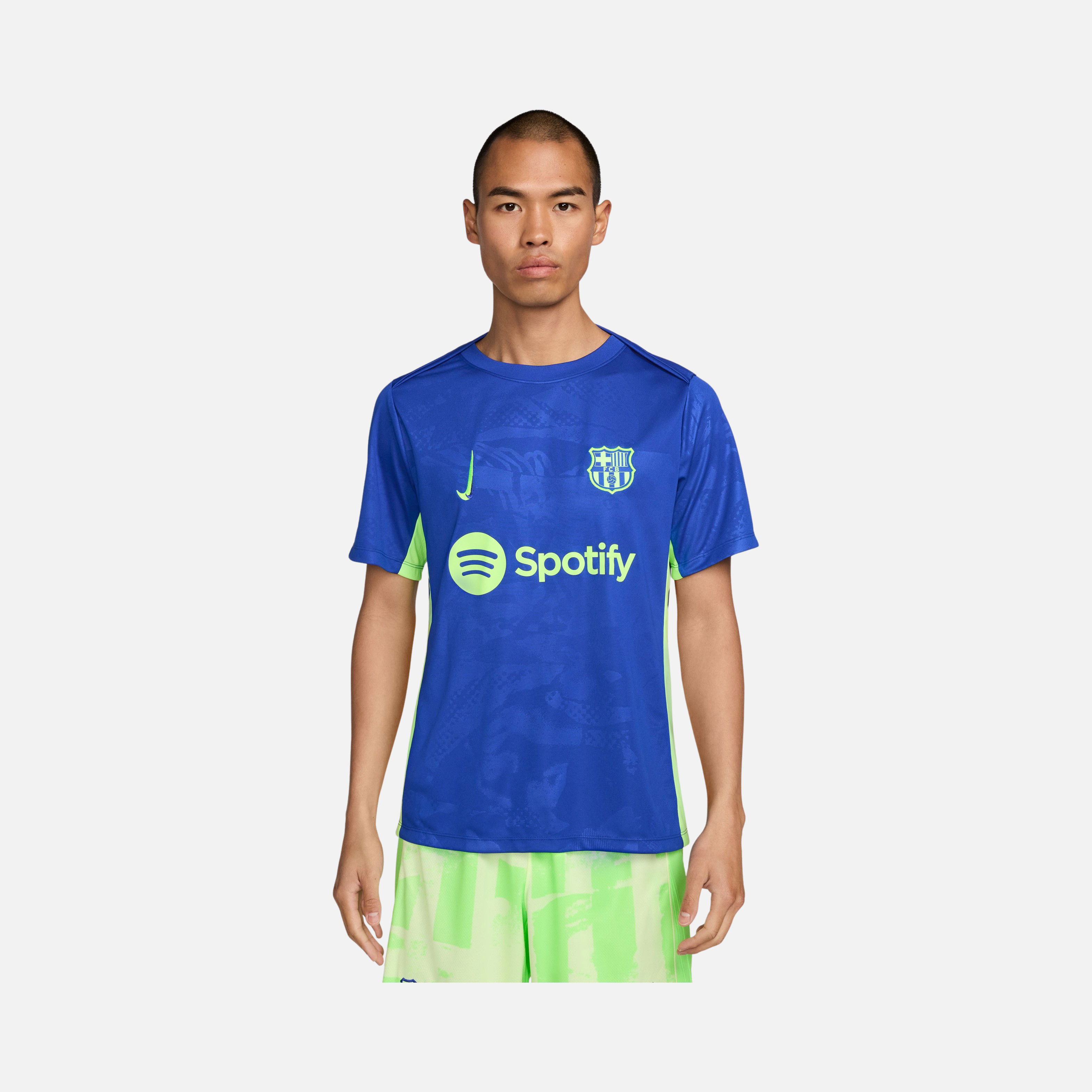 Nike FC Barcelona Academy Pro Home Dri-Fit Football Pre-Match Short-Sleeve Erkek Tişört