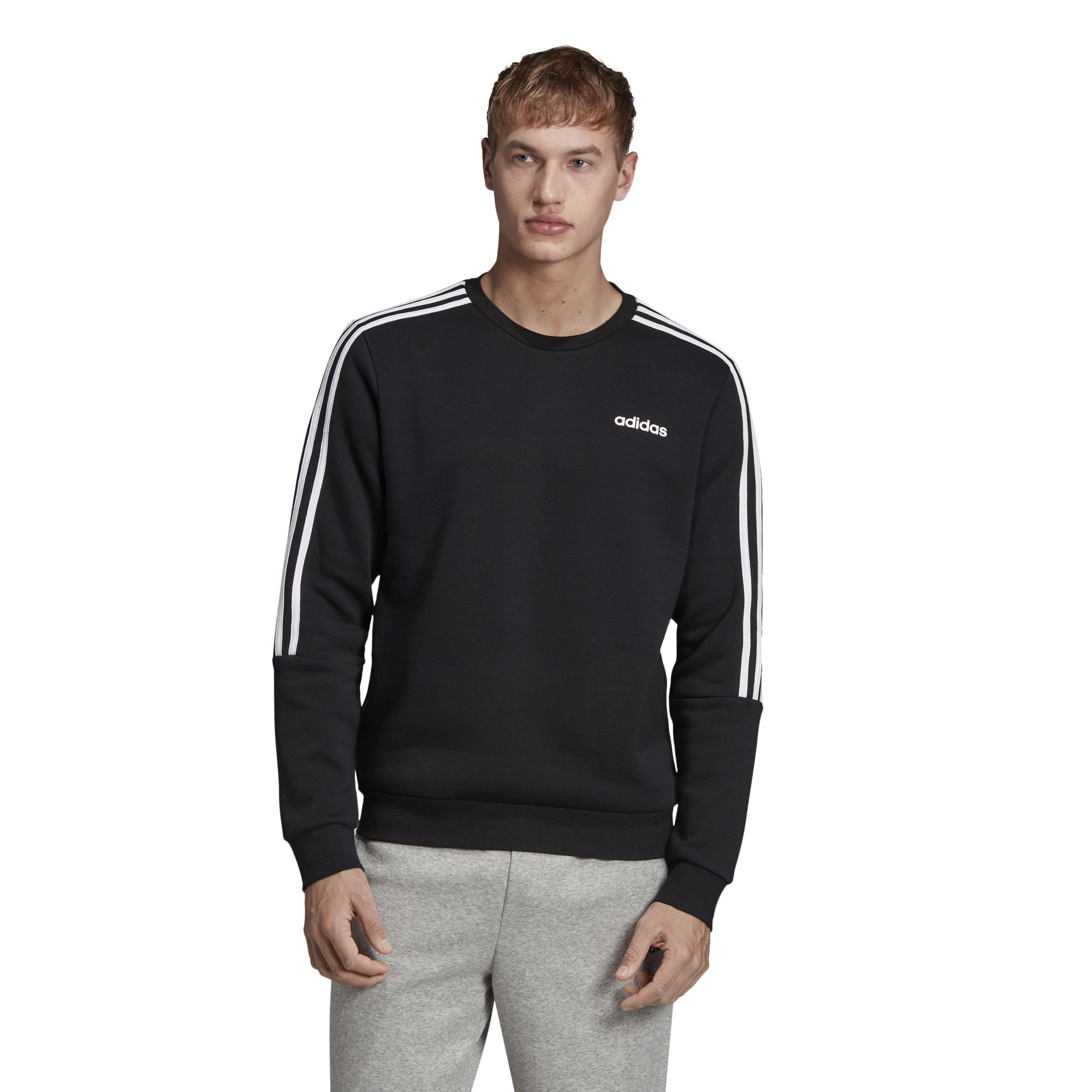 adidas 3-Stripes Crew Erkek Sweatshirt
